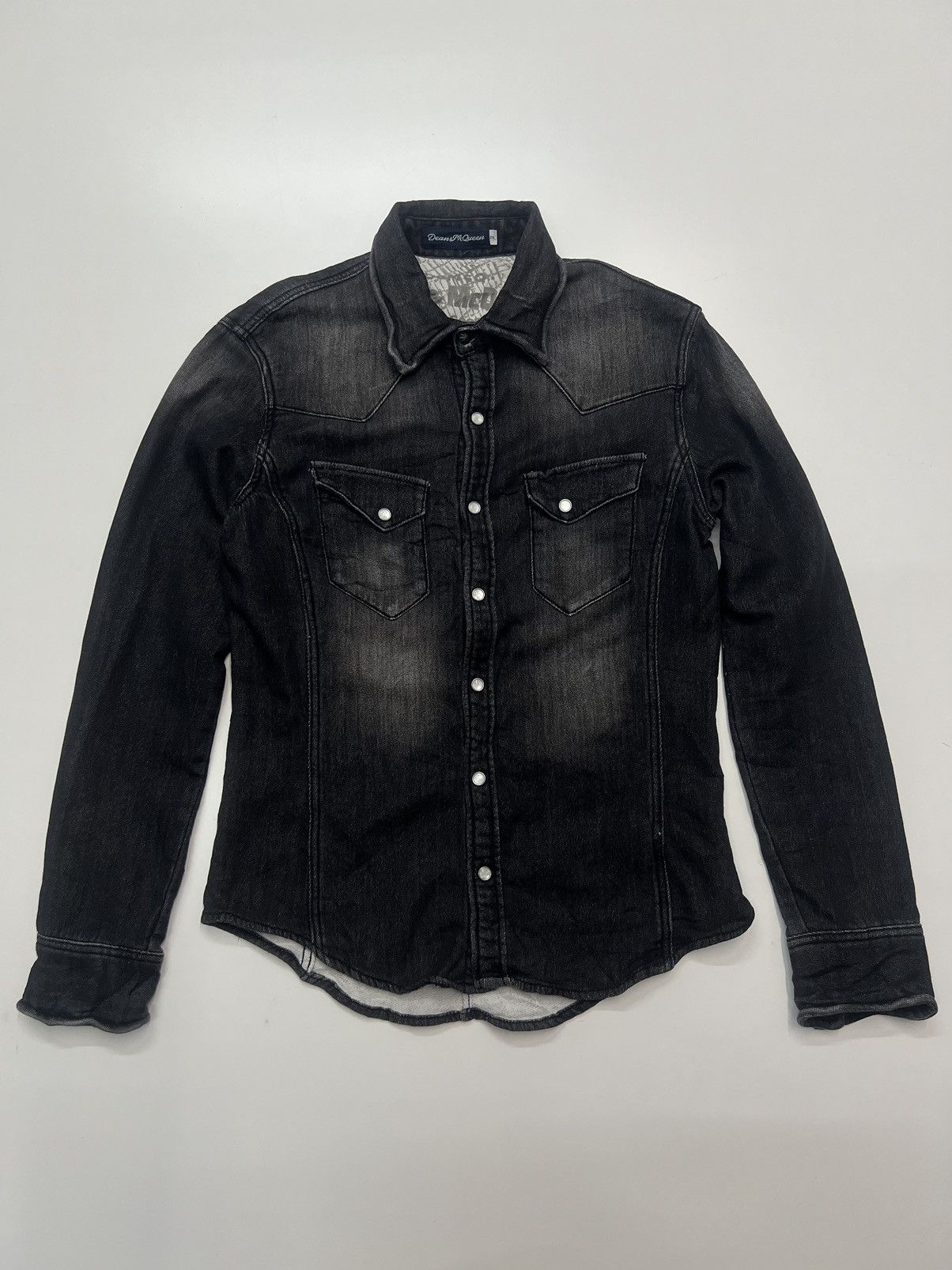 Japanese Brand DEAN & MCQUEEN PEARL SNAP BUTTON FLANNEL Size US S / EU 44-46 / 1 - 1 Thumbnail
