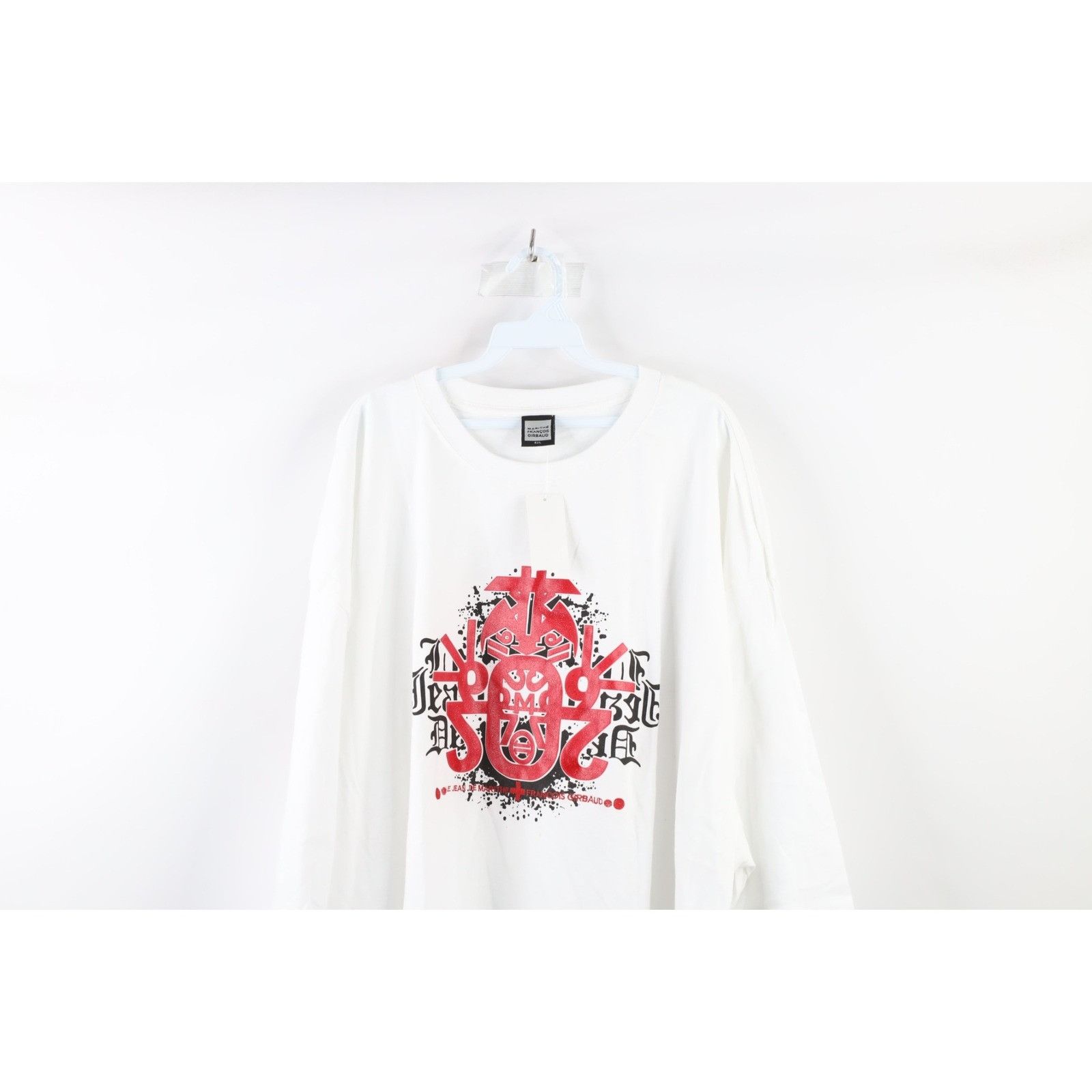 Marithe + Francois Girbaud × Vintage NOS Vintage 90s Marithe Francois Girbaud Baggy T-Shirt 4XL Size US XXL / EU 58 / 5 - 2 Thumbnail