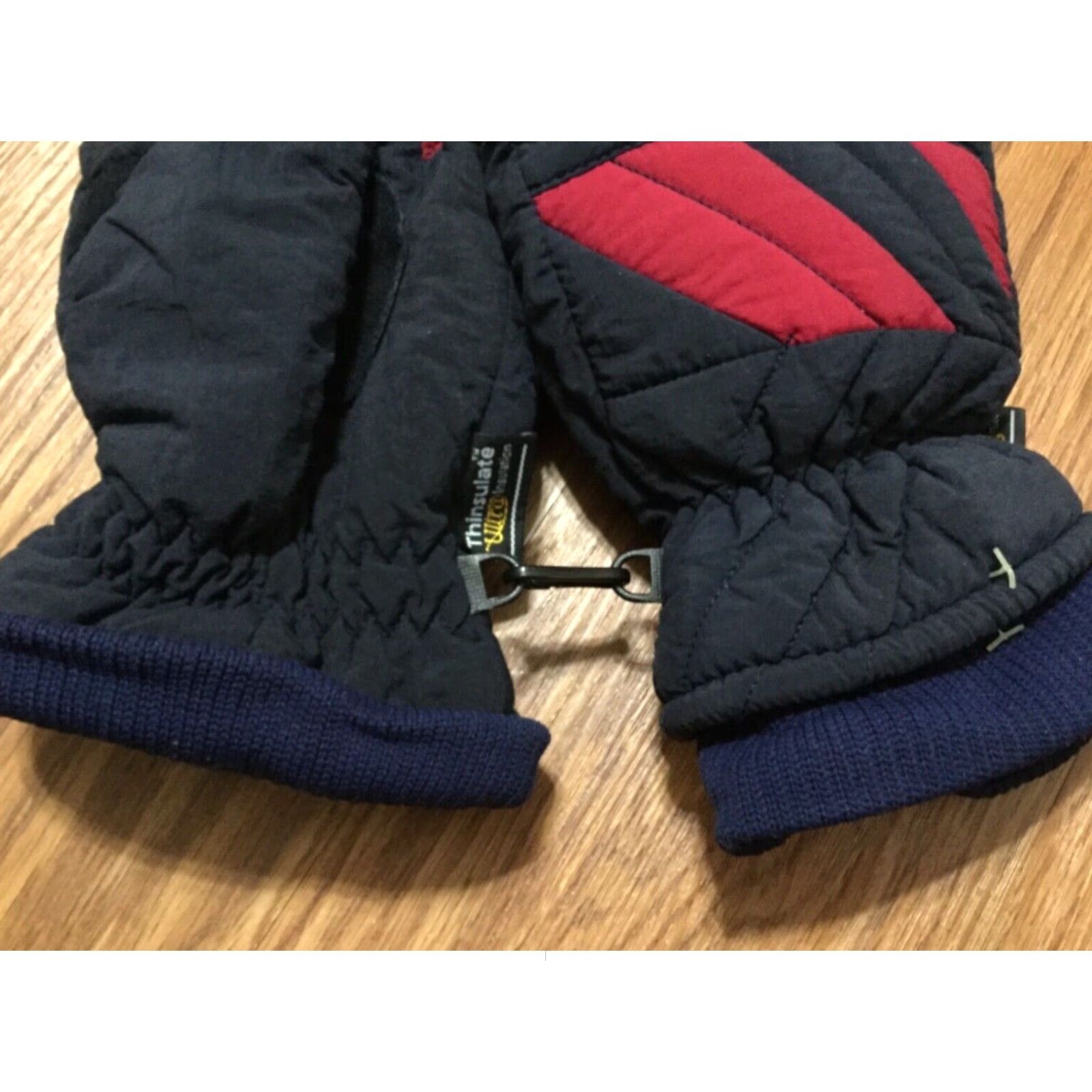 Vintage Vintage Thinsulate Ultra Thermal Insulated Fleece Lined Waterproof Snow Unisex M Teal Purple Blue & Red Thinsulate Size US M / EU 48-50 / 2 - 5 Thumbnail