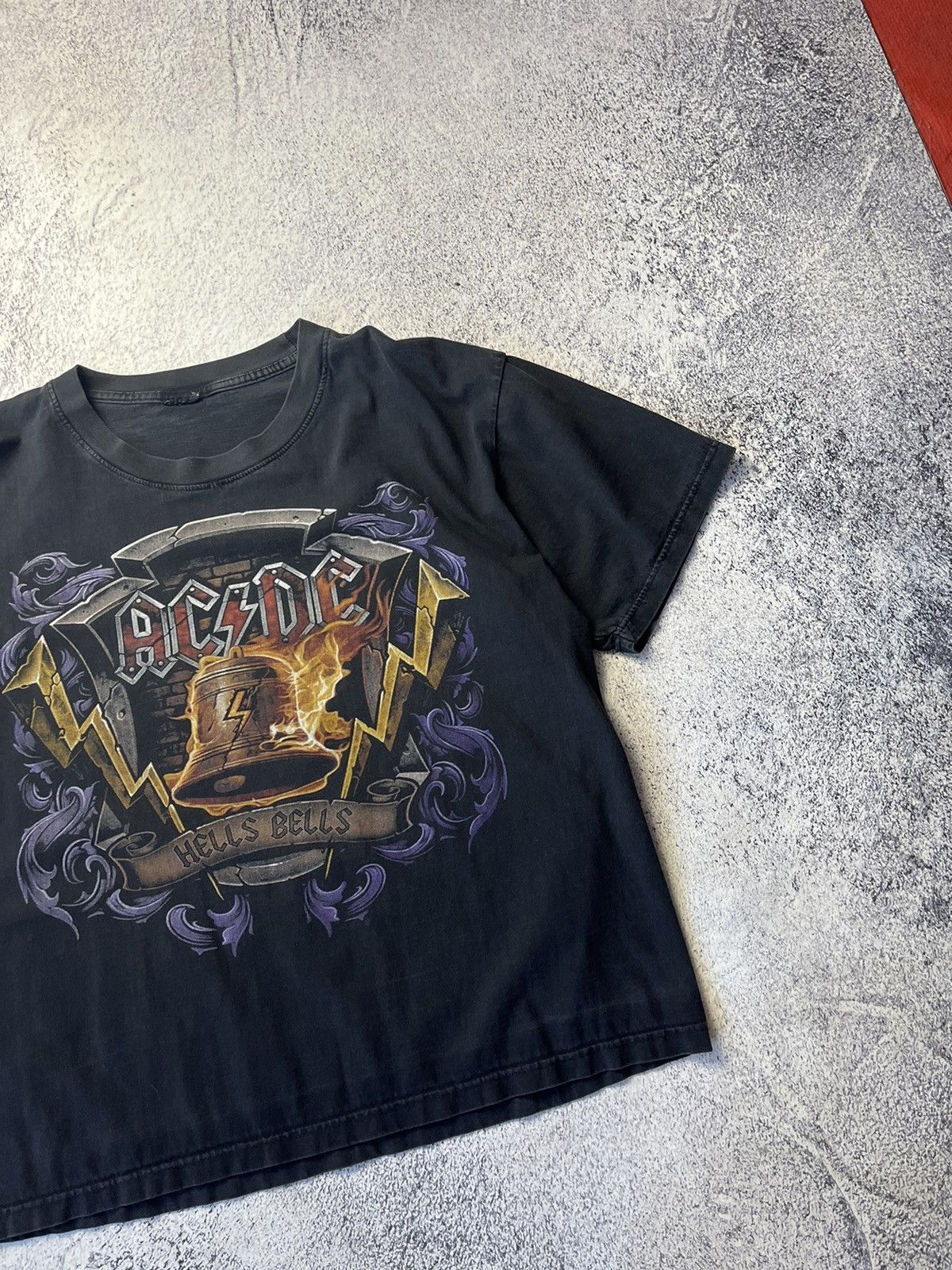 AC/DC Vintage Rare AC/DC Hells Bells Rock Band T Shirt Size US XL / EU 56 / 4 - 7 Thumbnail