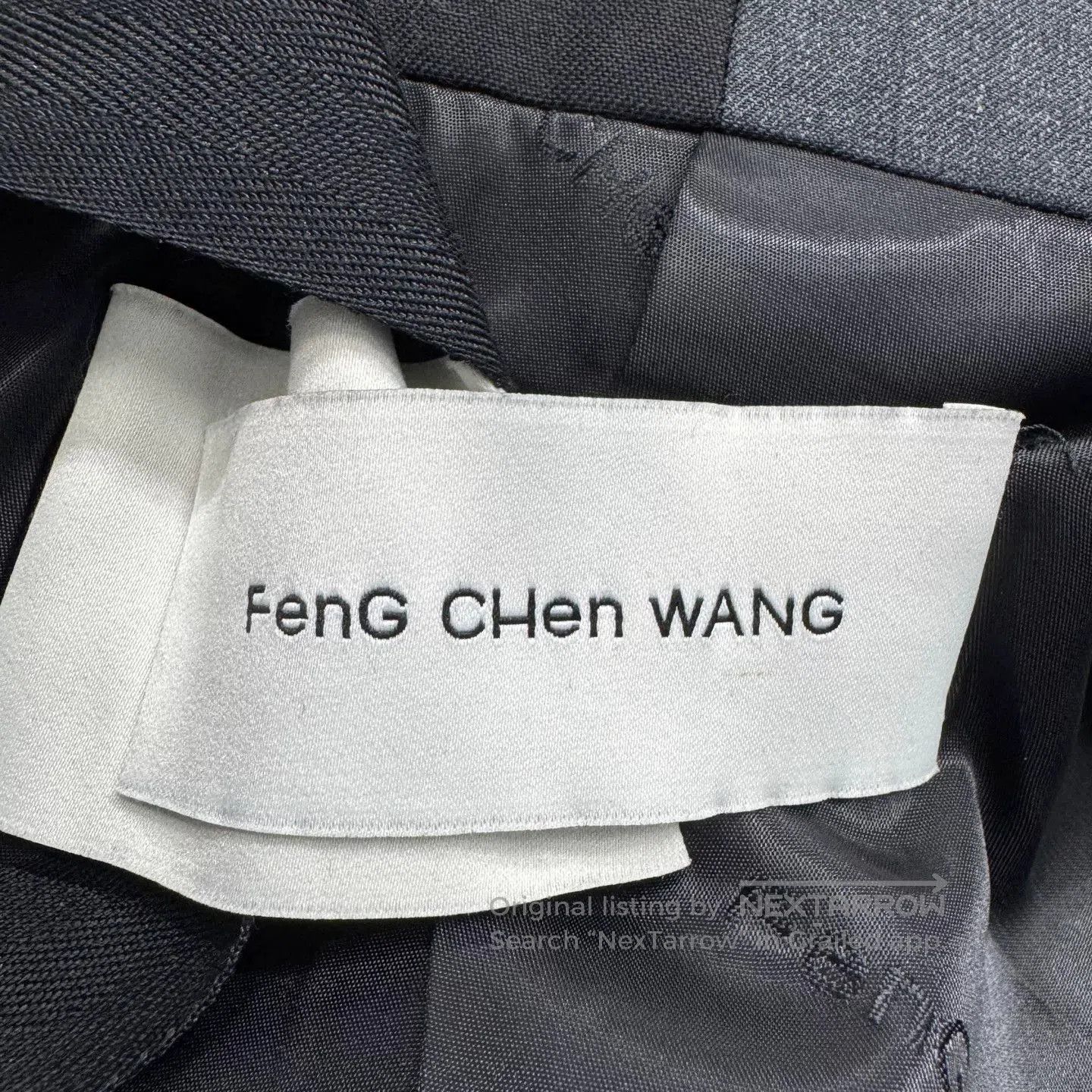 Feng Chen Wang Feng Chen Wang Pleated Spliced Blazer. Size US M / EU 48-50 / 2 - 2 Thumbnail