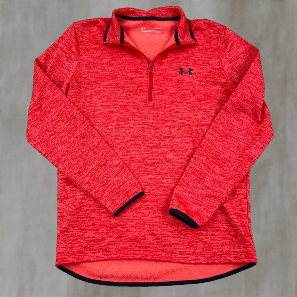 Under Armour Under Armour Sweatshirt Men Small Pink Pullover 1/4 Zip Mock Neck Fleece Logo Lightweight Regular Size S Pink Size US S / EU 44-46 / 1 - 1 Thumbnail