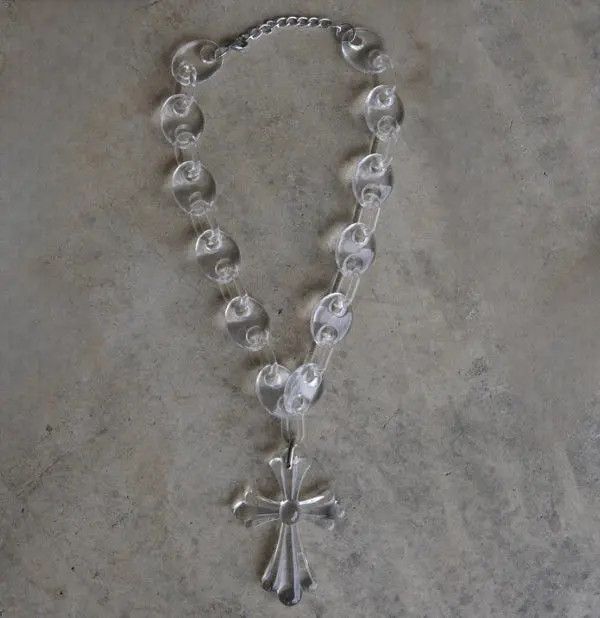 Other X-Ray Clear Cross Link Necklace Chain Size ONE SIZE - 1 Thumbnail