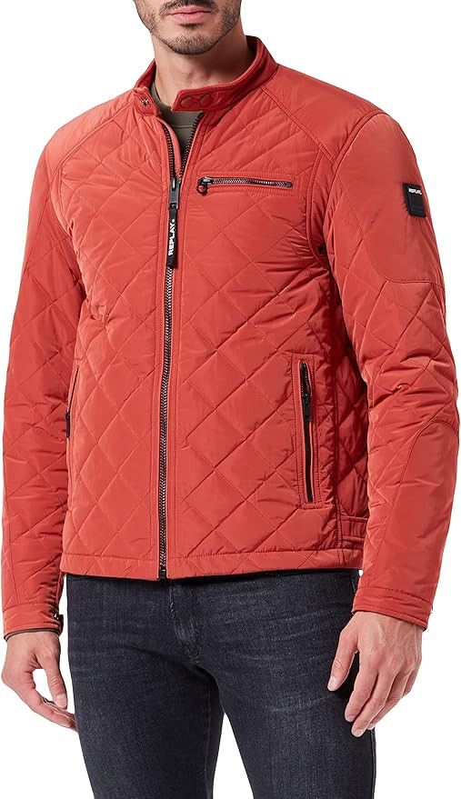 Replay Replay Quilted Biker Jacket Men's Size US S / EU 44-46 / 1 - 1 Thumbnail