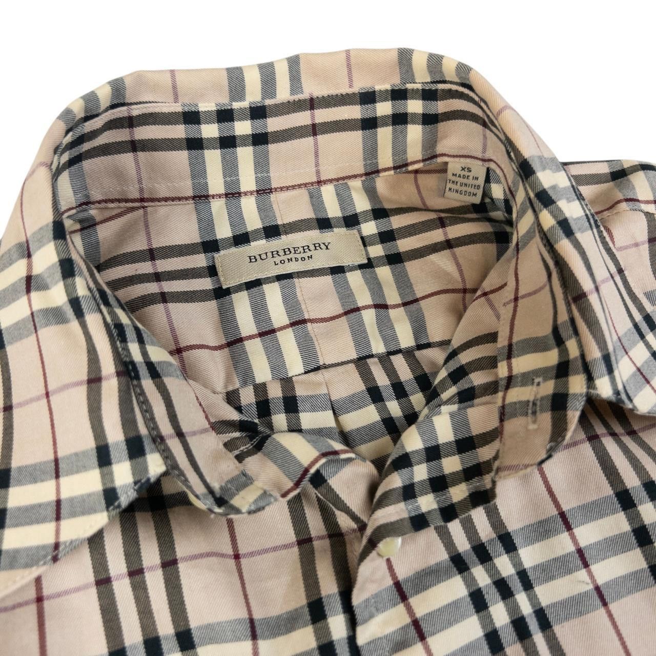 Burberry Vintage Burberry Nova Check Short Sleeve Button Up Shirt XS Size US XS / EU 42 / 0 - 4 Thumbnail