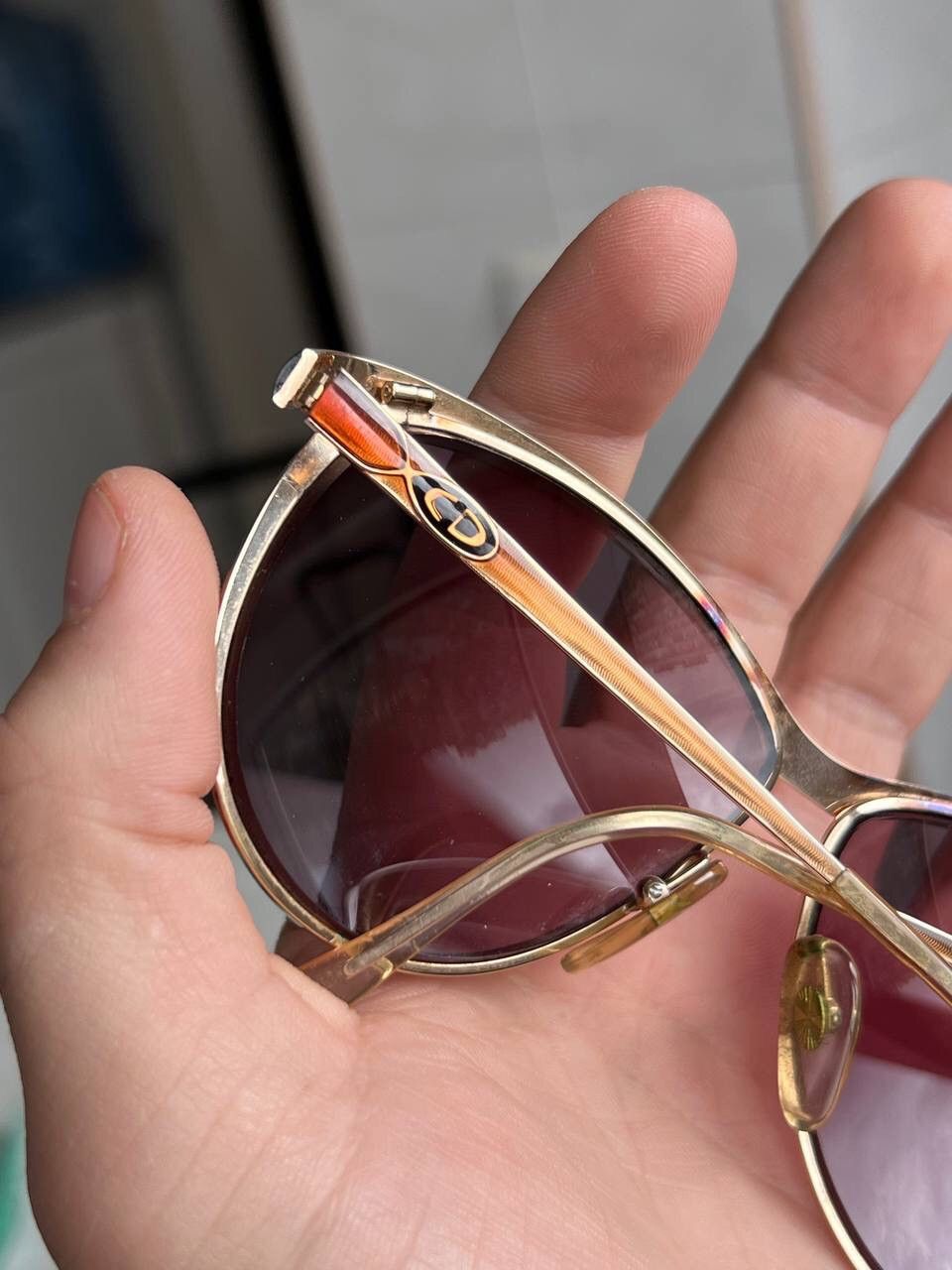 Dior × Vintage Christian Dior Vintage 80s Eyeglasses Austria Metal Frame Size ONE SIZE - 15 Thumbnail