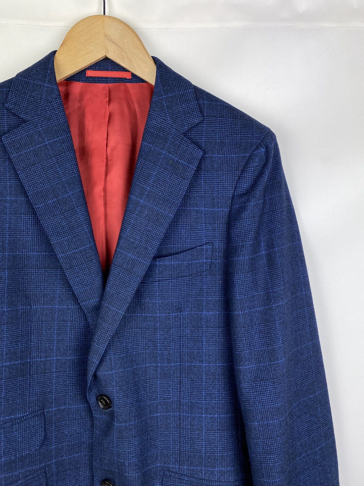 Suitsupply Suitsupply Carlo Barbera Sienna wool checked blazer jacket Size 36R - 5 Thumbnail