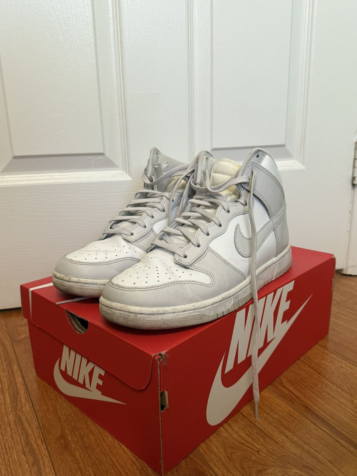 Nike Nike dunk high grey Size US 10 / EU 43 - 1 Thumbnail