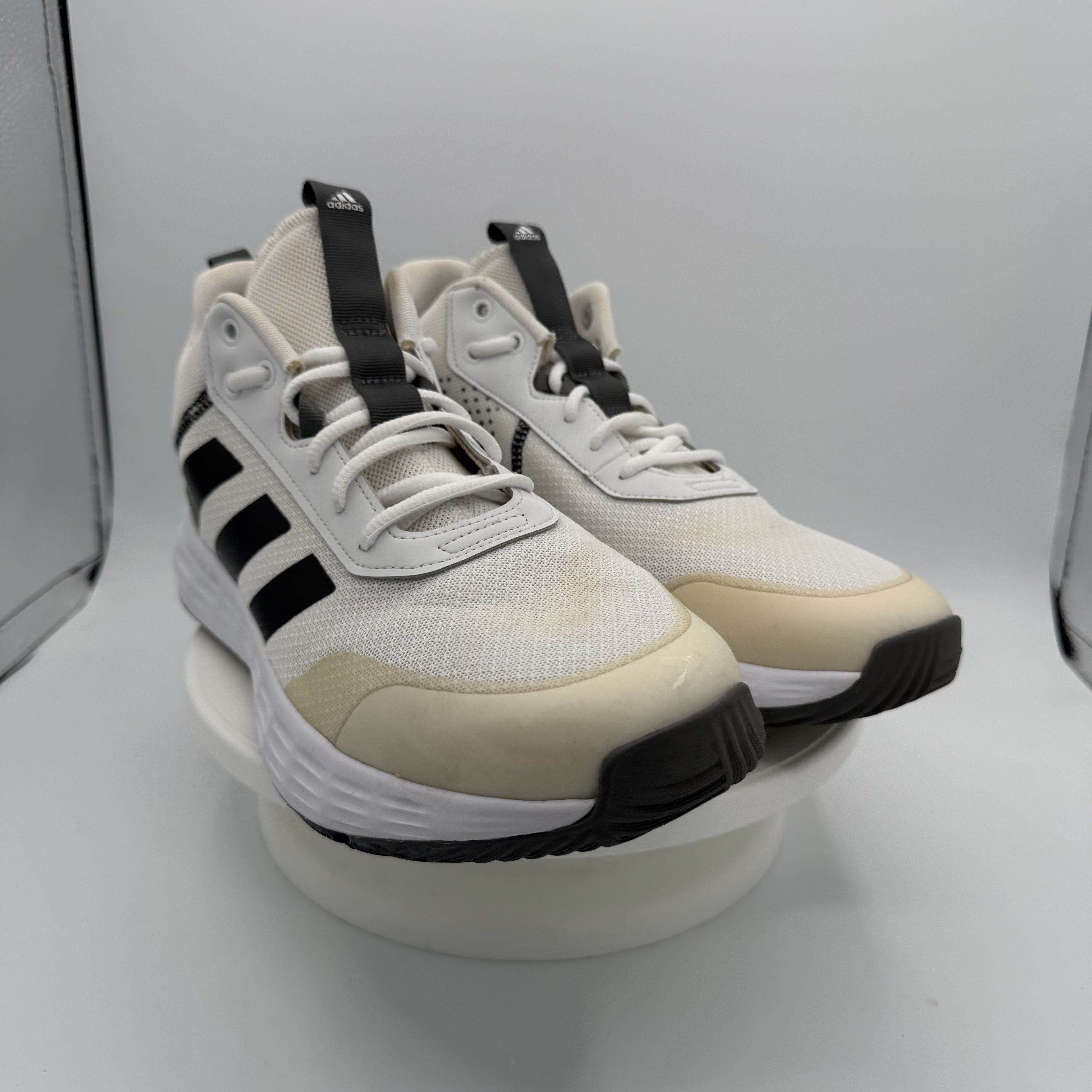 Adidas Adidas Own The Game 2.0 H00469 White Sneakers Sz 12 Size US 12 / EU 45 - 3 Thumbnail