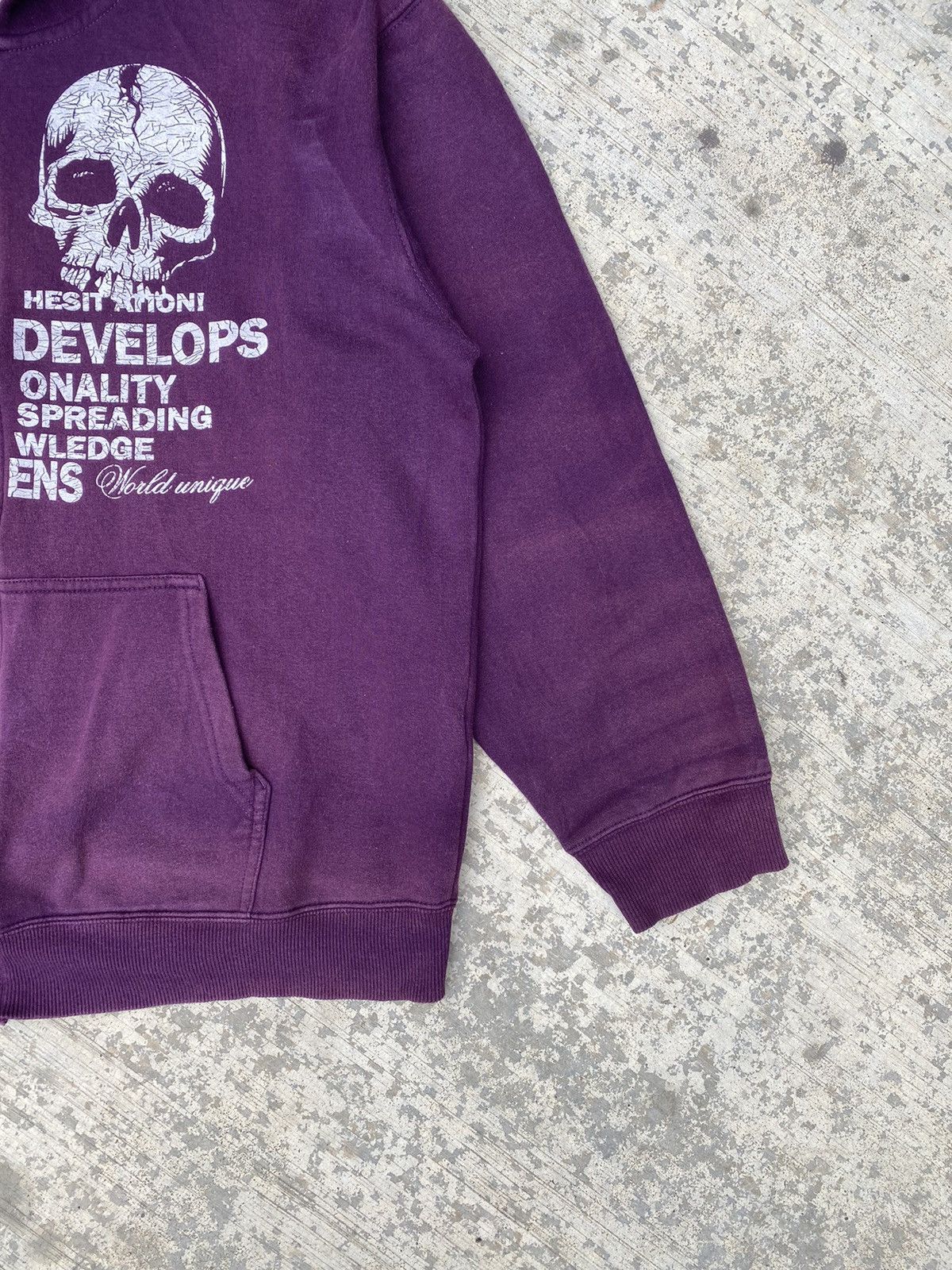 Japanese Brand Sorridere sun faded punk zip up hodfies Size US L / EU 52-54 / 3 - 6 Thumbnail