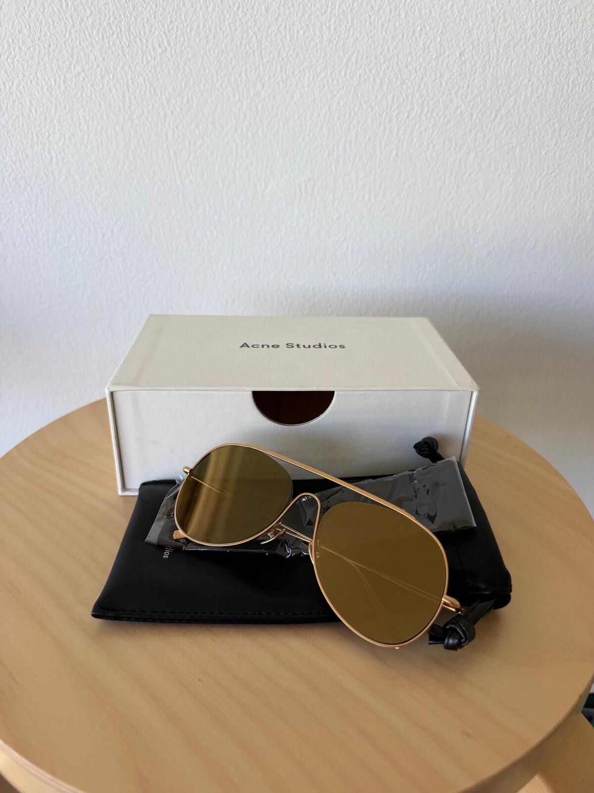 Acne Studios New acne studios spitfire sunglasses gold metal aviator Size ONE SIZE - 1 Thumbnail