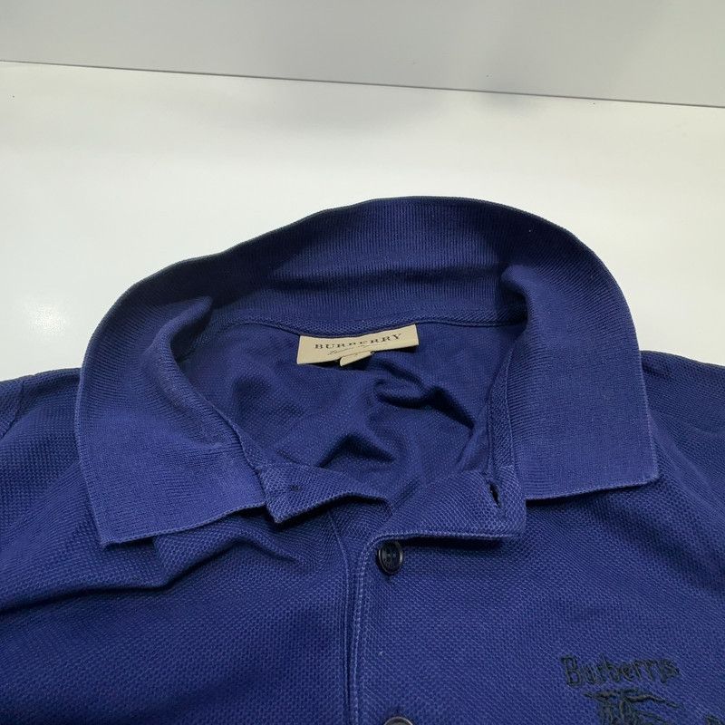 Burberry Burberry SS23 Men's Navy Logo Polo Shirt 0079 Size US S / EU 44-46 / 1 - 1 Thumbnail