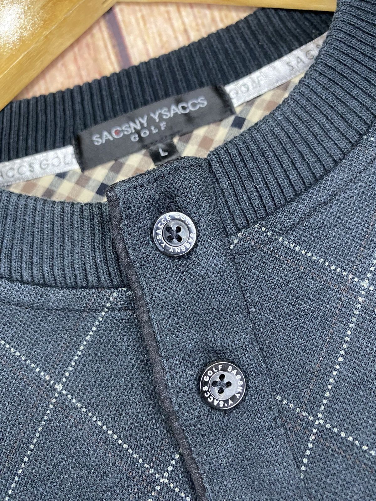 Japanese Brand Yohji Yamamoto Sacsny Y’Saccs Golf Sweatshirt Size US L / EU 52-54 / 3 - 5 Thumbnail