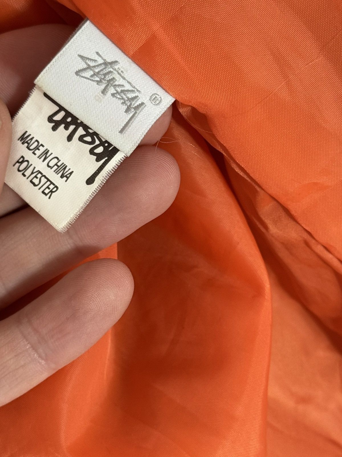 Stussy Stussy Nylon Aviator Blue Orange Bomber Small Size US S / EU 44-46 / 1 - 12 Thumbnail