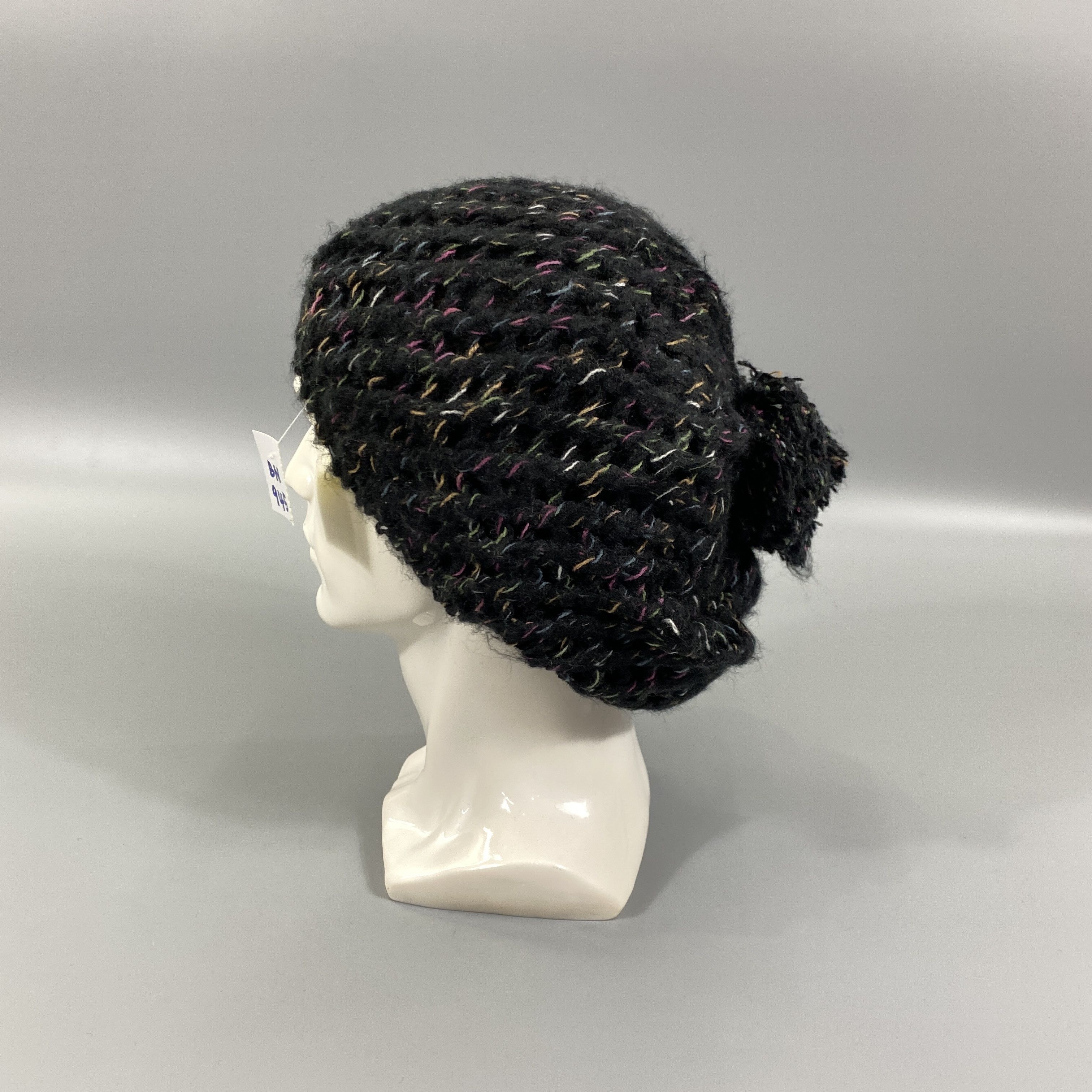 Japanese Brand Crochet Beanie Hat With Sprinkles And Pom Pom -BN945 Size ONE SIZE - 1 Thumbnail