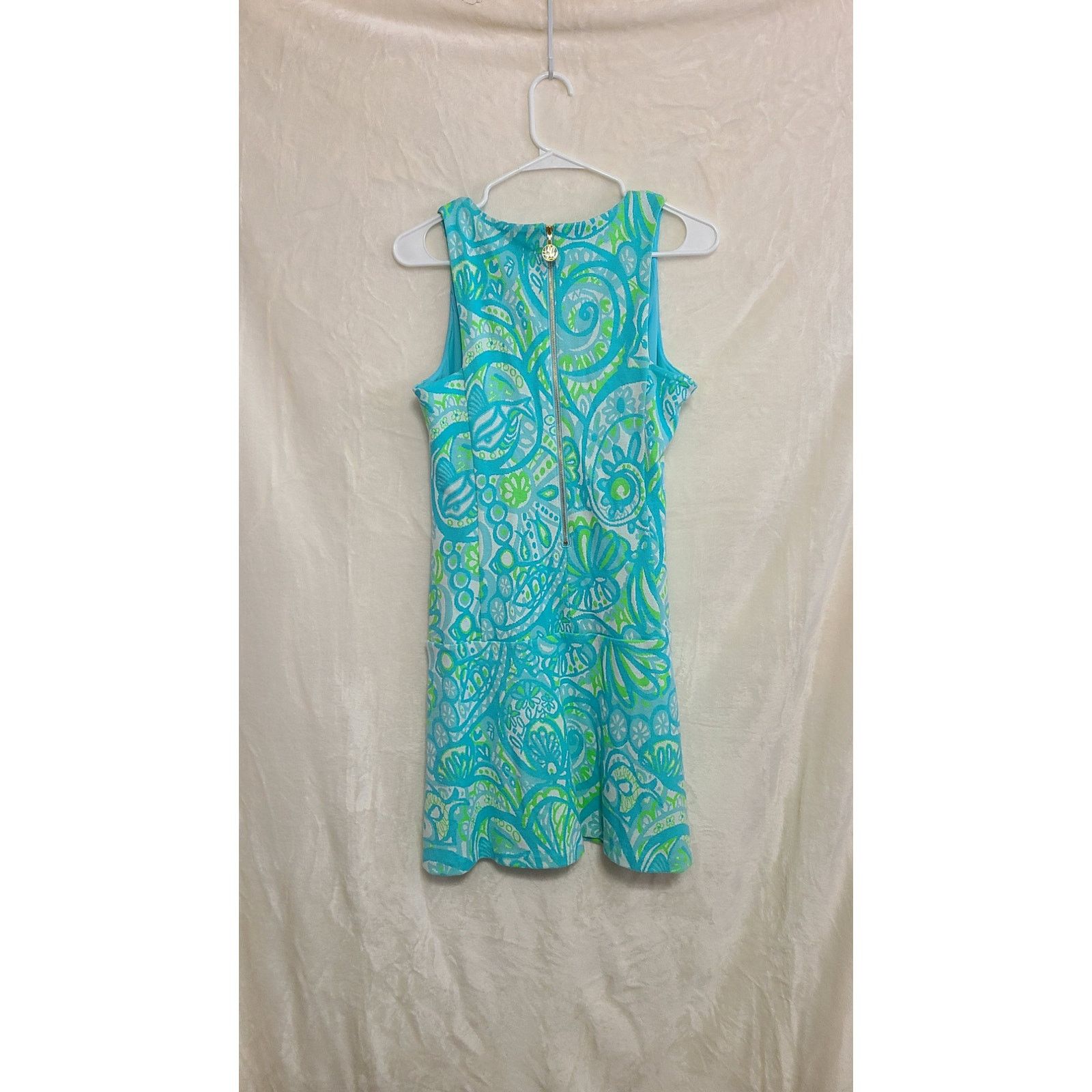 Lilly Pulitzer Lilly Pulitzer Kent Drop Waist Seaspray Knit Dress Size S Size S / US 4 / IT 40 - 2 Thumbnail