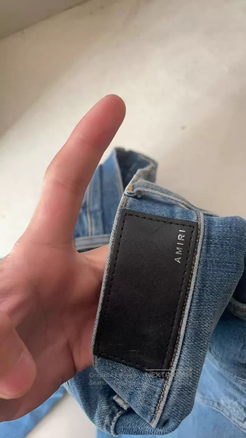 Amiri Amiri Size 30 Blue denim jacketed jeans Size US 30 / EU 46 - 7 Thumbnail