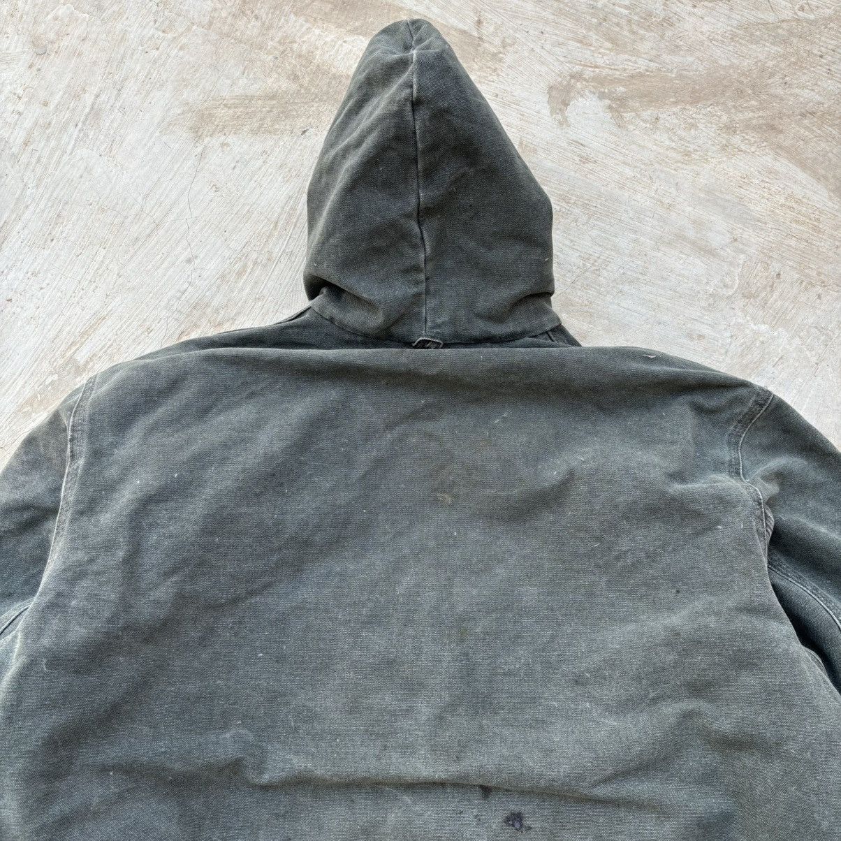 Carhartt Vintage 00s Sunfaded Carhartt Active Hooded Jacket Size US XL / EU 56 / 4 - 10 Thumbnail