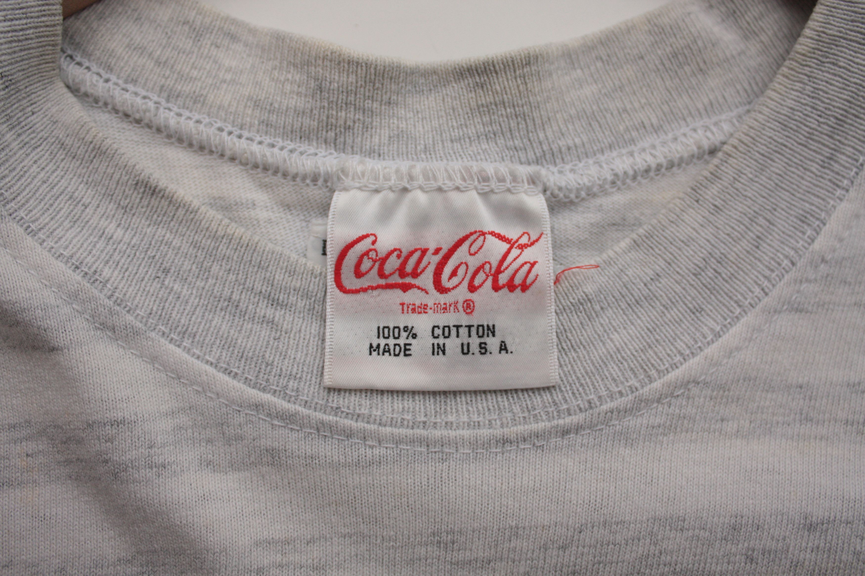 Coca Cola Coca Cola 1989 Vintage Striped T-Shirt Made In U.S.A. Size US S / EU 44-46 / 1 - 5 Thumbnail