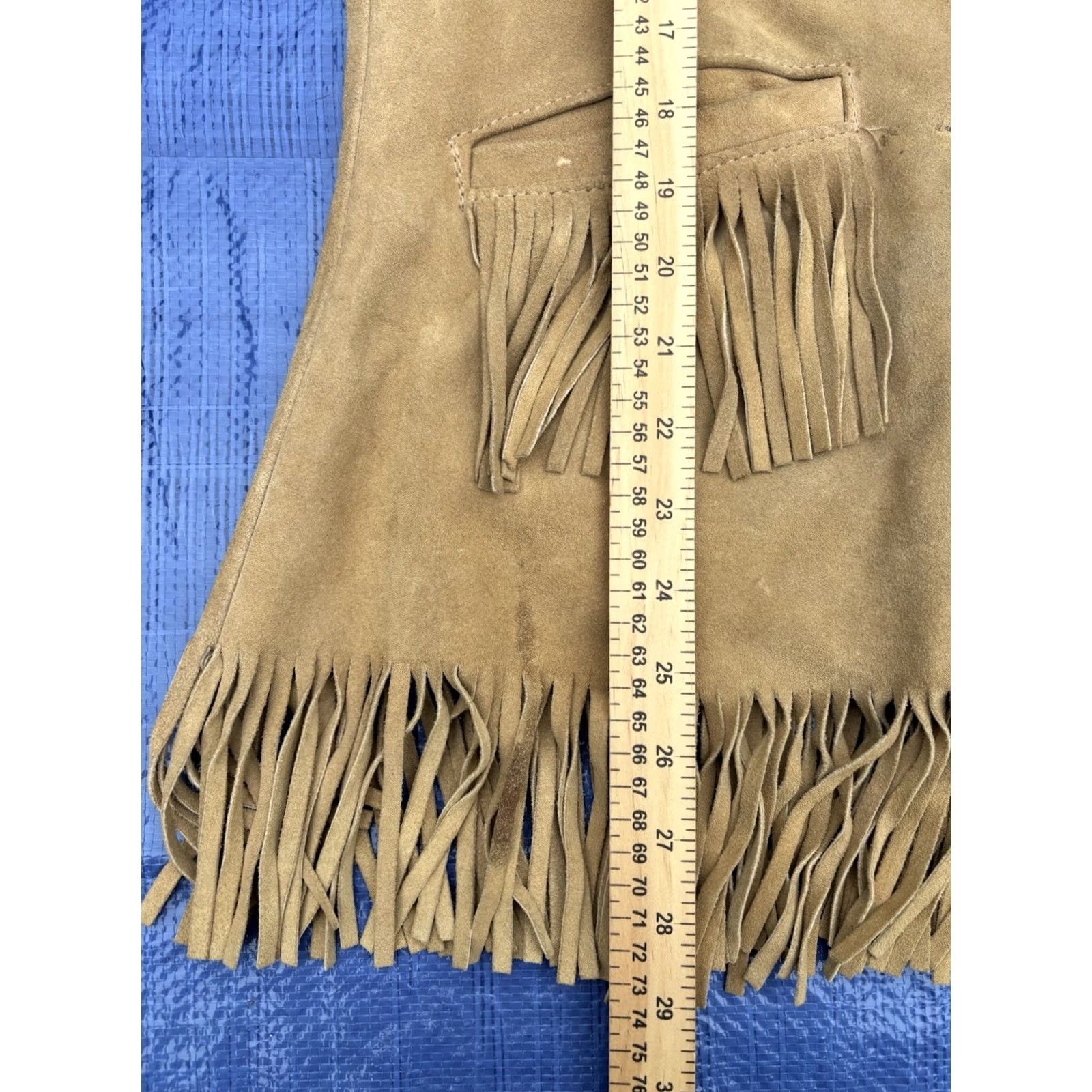 Sears VINTAGE Sears The Leather Shop Womens 12 Leather Fringe Jacket Brown USA Western Fashion 1980s Mens? Size XL / US 12-14 / IT 48-50 - 3 Thumbnail