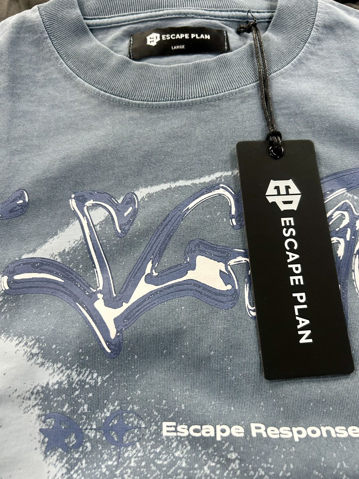 Other Escape Plan- Break Incase of Emergency- Slate Blue - Large Size US L / EU 52-54 / 3 - 8 Thumbnail