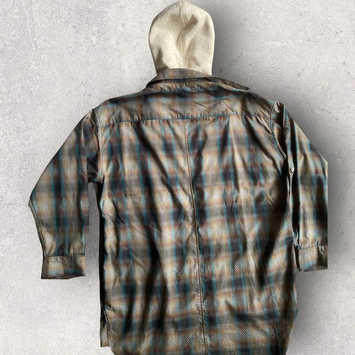 Maison MIHARA YASUHIRO Hybrid Hoodie Plaid Jacket Size US M / EU 48-50 / 2 - 5 Thumbnail