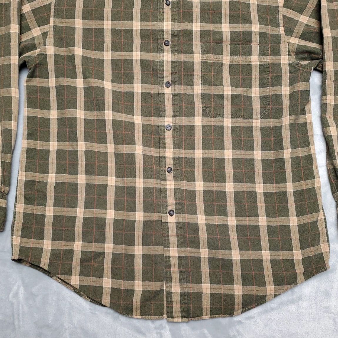 Vintage VINTAGE St. John's Bay Shirt Mens M Green Jaspe Plaid Outdoor Classic Retro Vintage Size US M / EU 48-50 / 2 - 2 Thumbnail