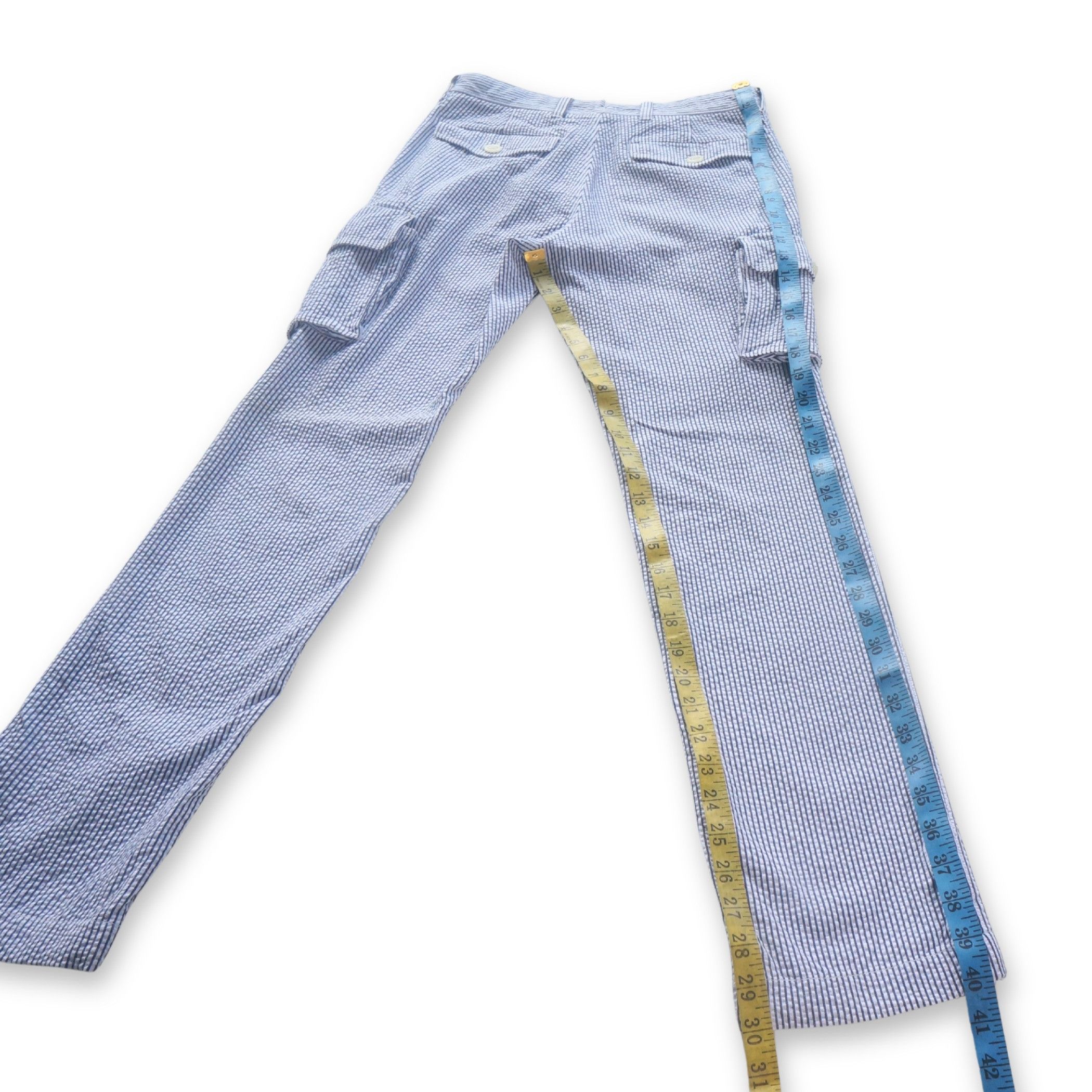 Mackintosh Mackintosh Philosophy Striped Cargo Pants Size US 28 / EU 44 - 13 Thumbnail