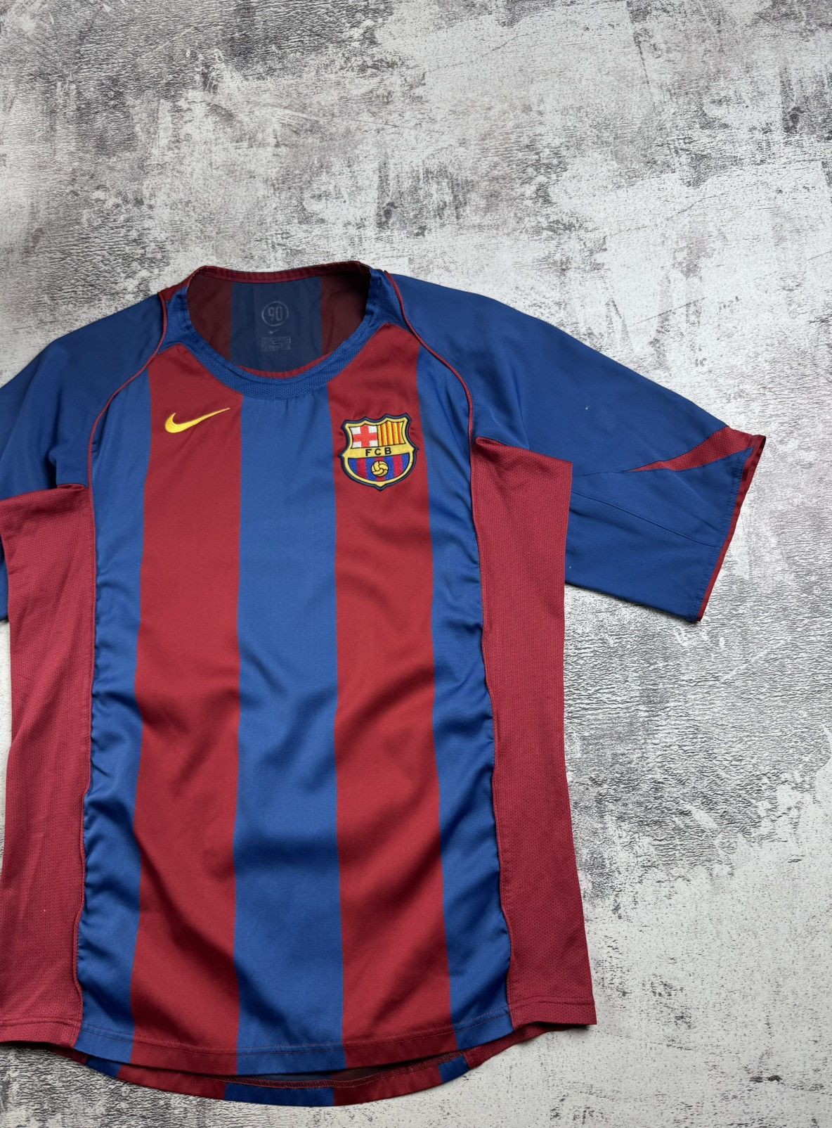 Nike BARCELONA 2004/2005/2006 Home Vintage Nike Soccer Football Football Shirt Jersey Size US S / EU 44-46 / 1 - 3 Thumbnail