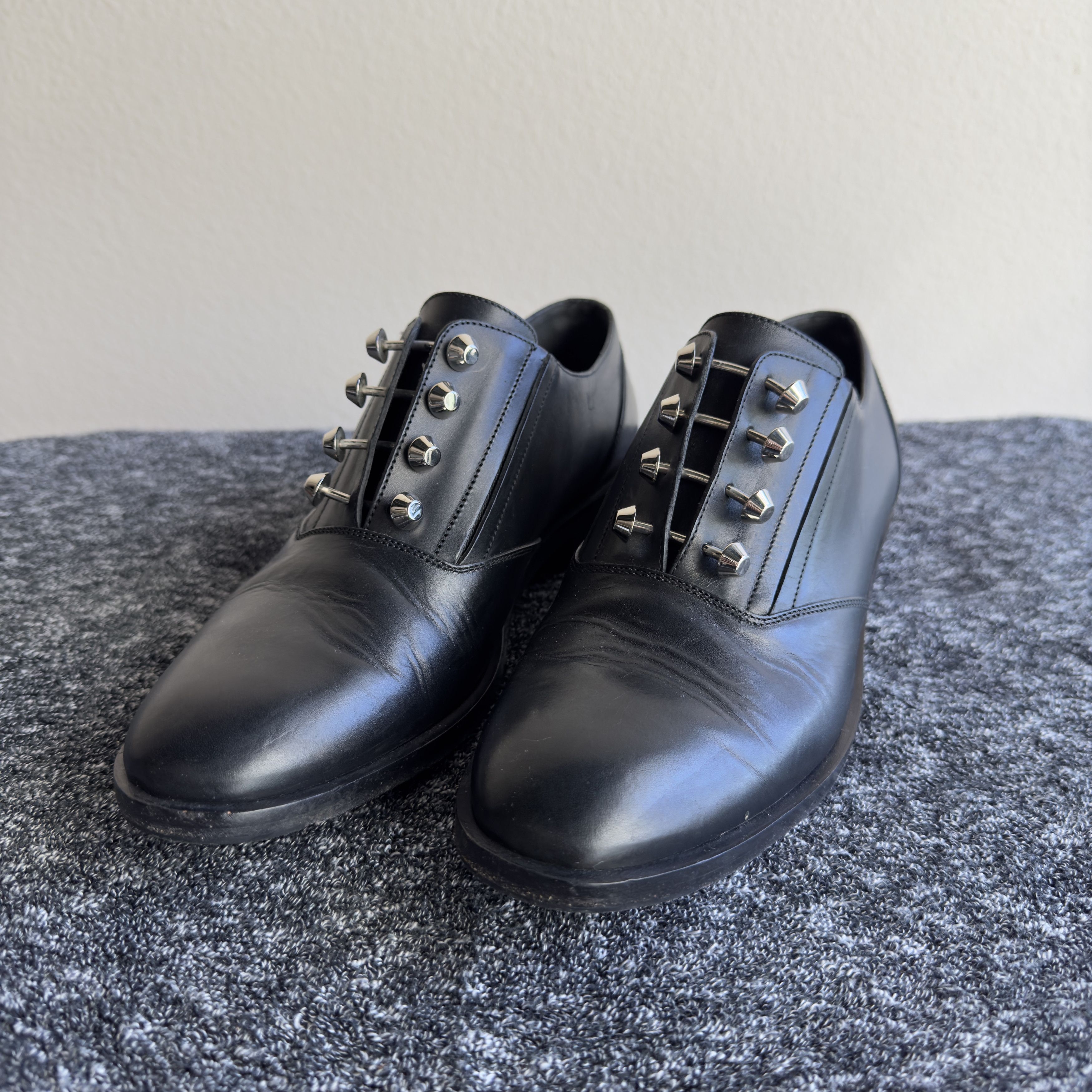Balenciaga Balenciaga Leather Oxfords Size US 9.5 / IT 39.5 - 1 Thumbnail