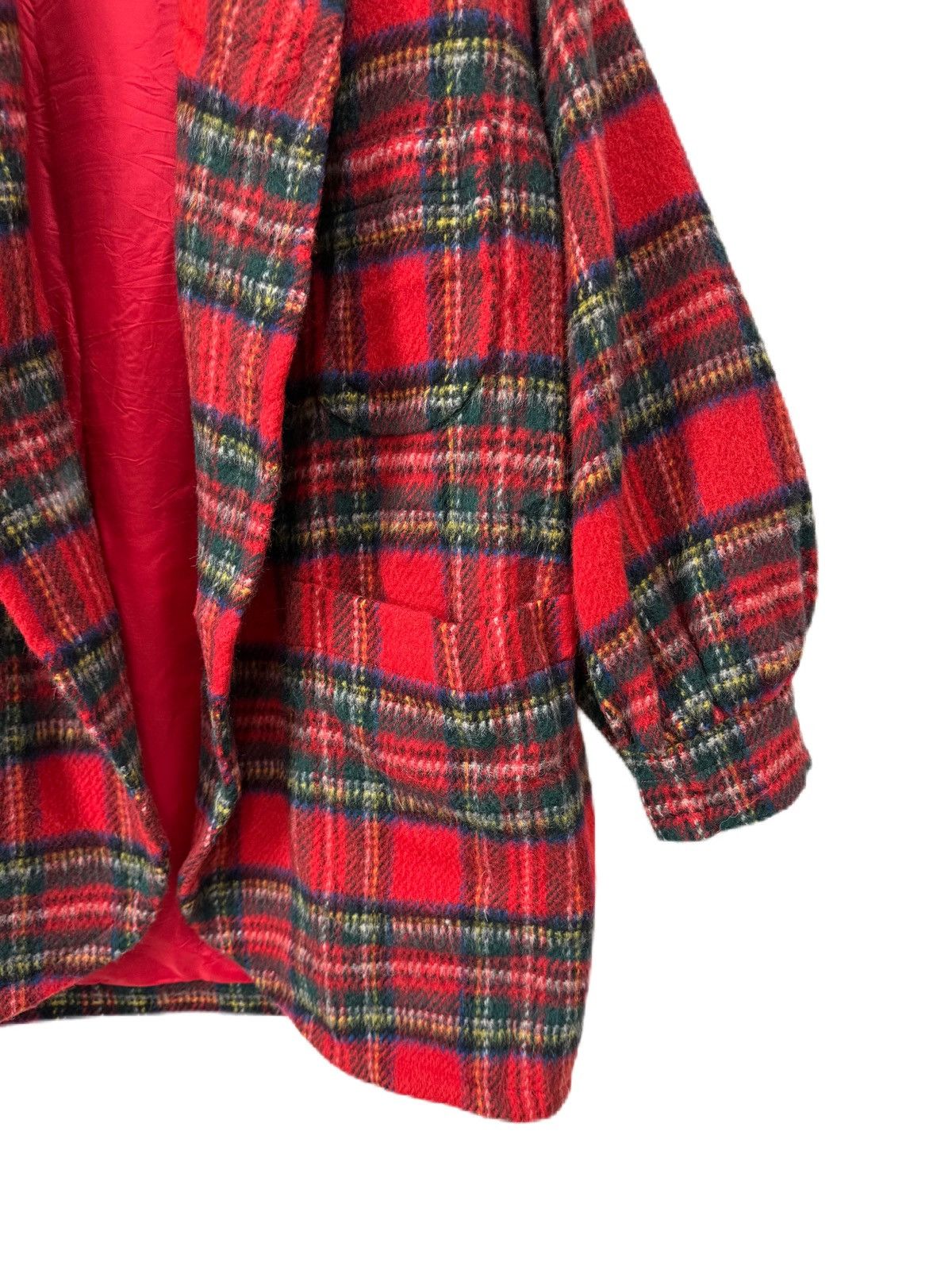 Yves Saint Laurent Vintage YSL Diffusion Femmes Buttonless Wool Double Pocket Size M / US 6-8 / IT 42-44 - 4 Thumbnail