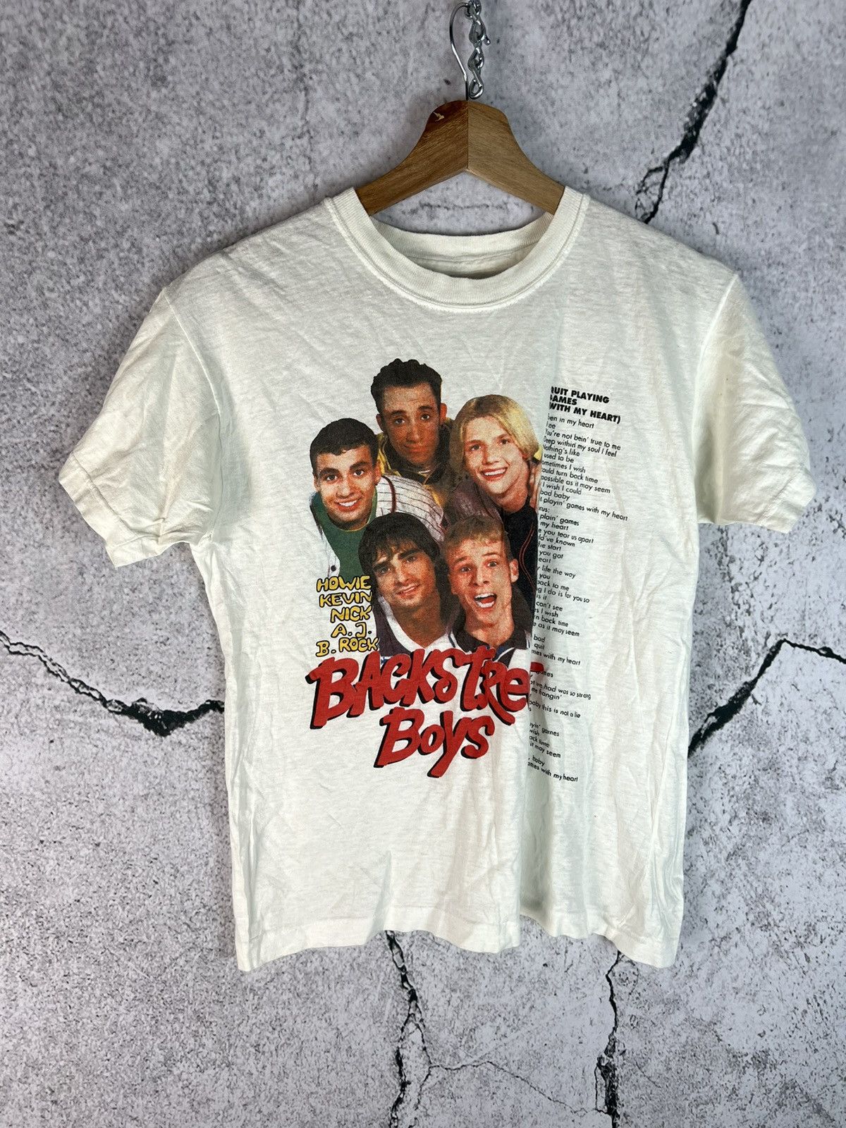 Band Tees Vintage 90s BackStreet Boys Allover Band T Shirt M Size M / US 6-8 / IT 42-44 - 1 Thumbnail