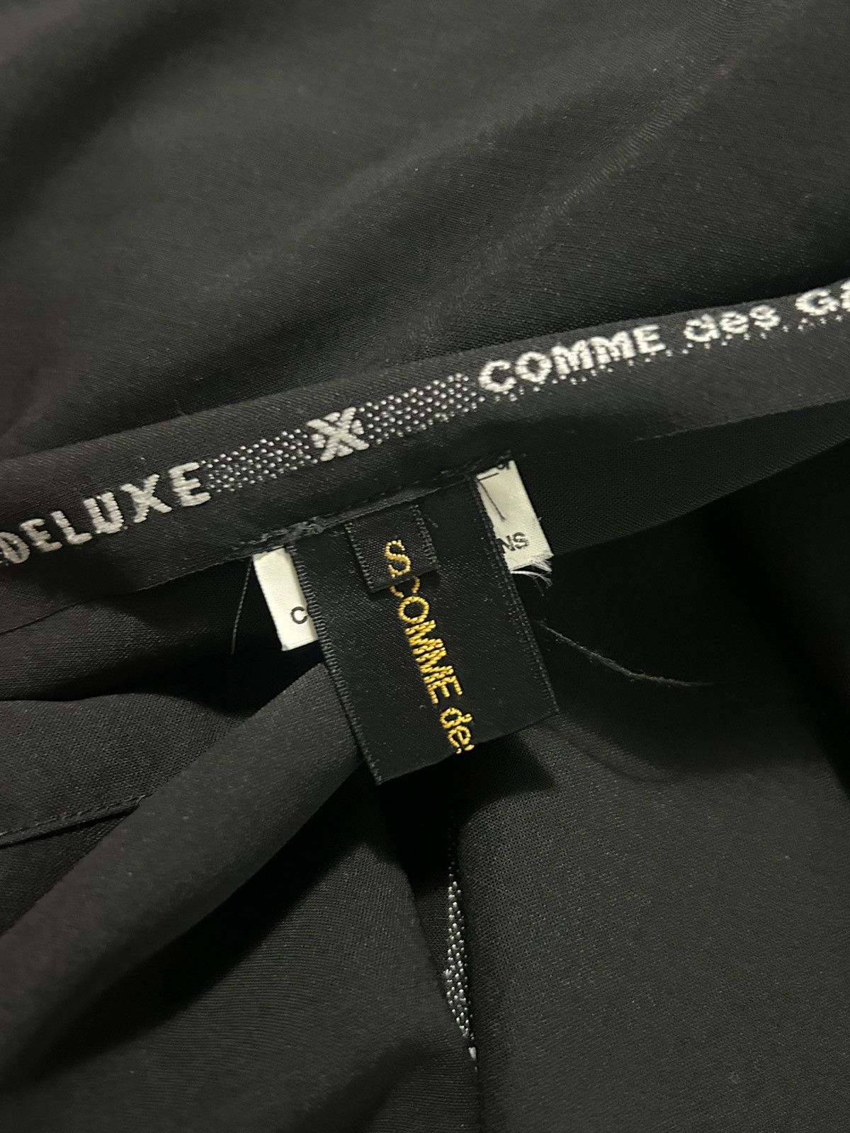 Comme des Garcons SS2006 Selvedge Drape Wool Pleated shirt Size US S / EU 44-46 / 1 - 6 Thumbnail