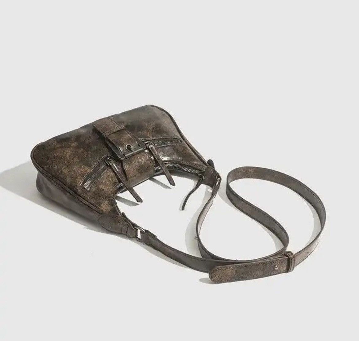 Leather PU Leather Shoulder Bag Size ONE SIZE - 4 Thumbnail