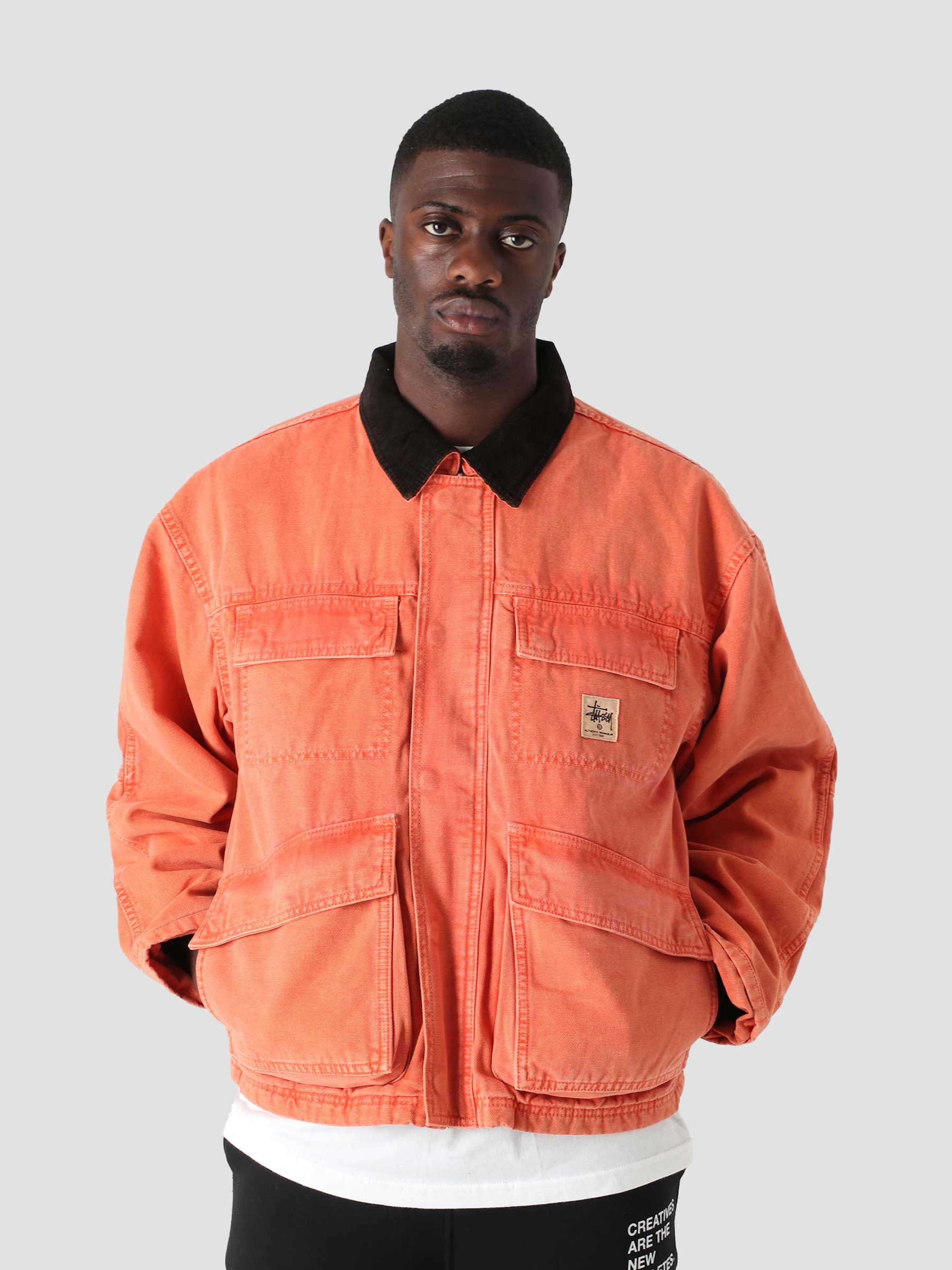 image of Stussy Canvas Washed Jacket, Men's (Size Large)