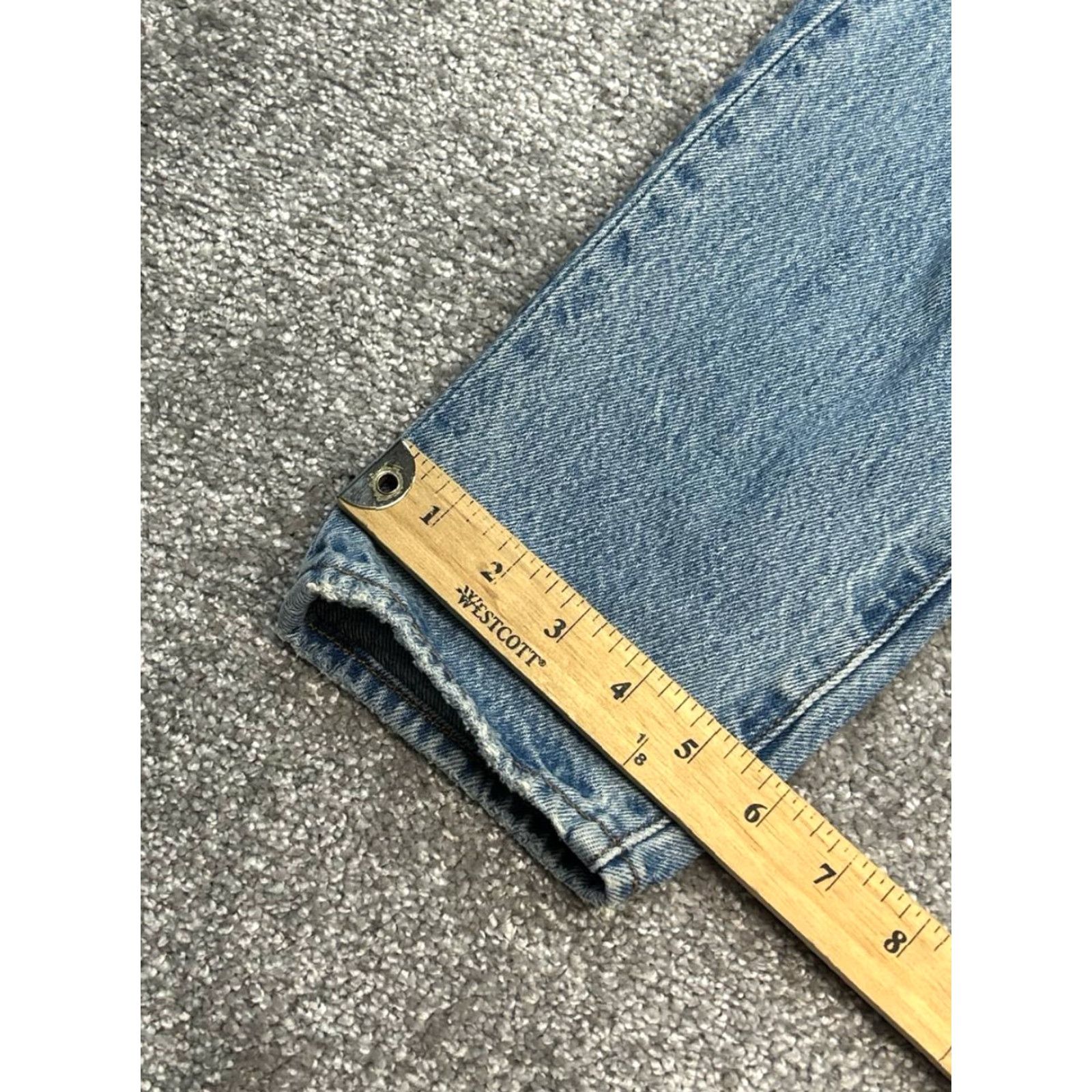 Levi's Levi's Wedgie Jeans Womens 25 Blue Denim Mid Rise Distressed Skinny 26x27 Size 42" / US 20 - 6 Thumbnail
