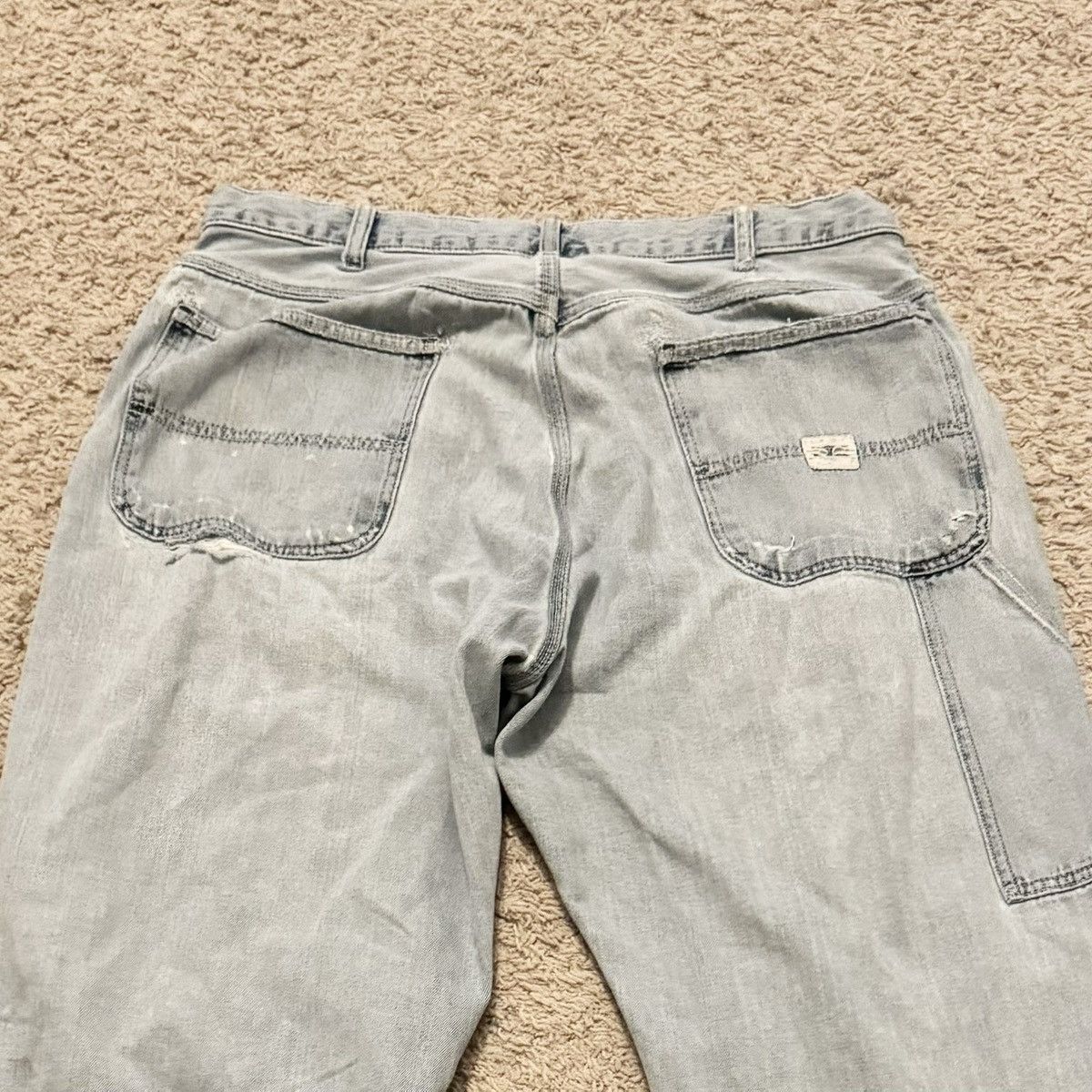 Vintage VINTAGE THRASHED BAGGY POLO CARPENTER JEANS! Size US 34 / EU 50 - 5 Thumbnail