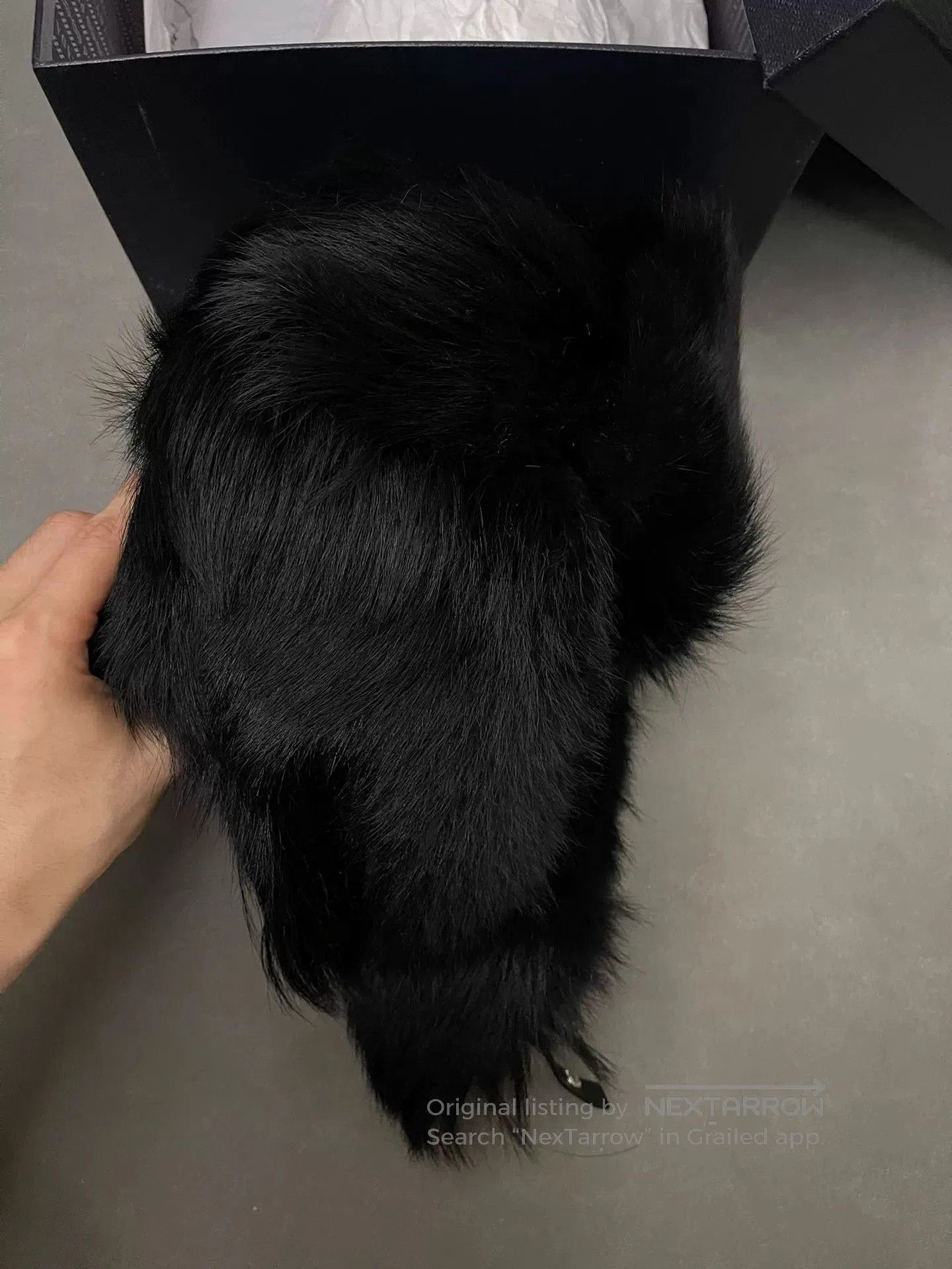 Prada prada black wool aviator hat. Size ONE SIZE - 3 Thumbnail