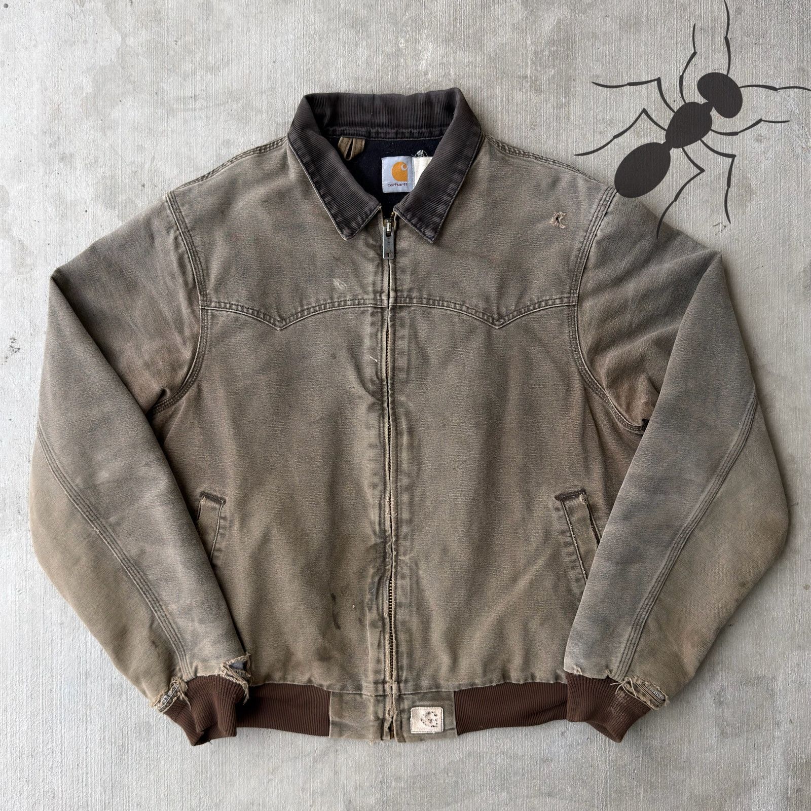 Carhartt Carhartt brown Santa Fe work wear jacket Size US L / EU 52-54 / 3 - 1 Thumbnail