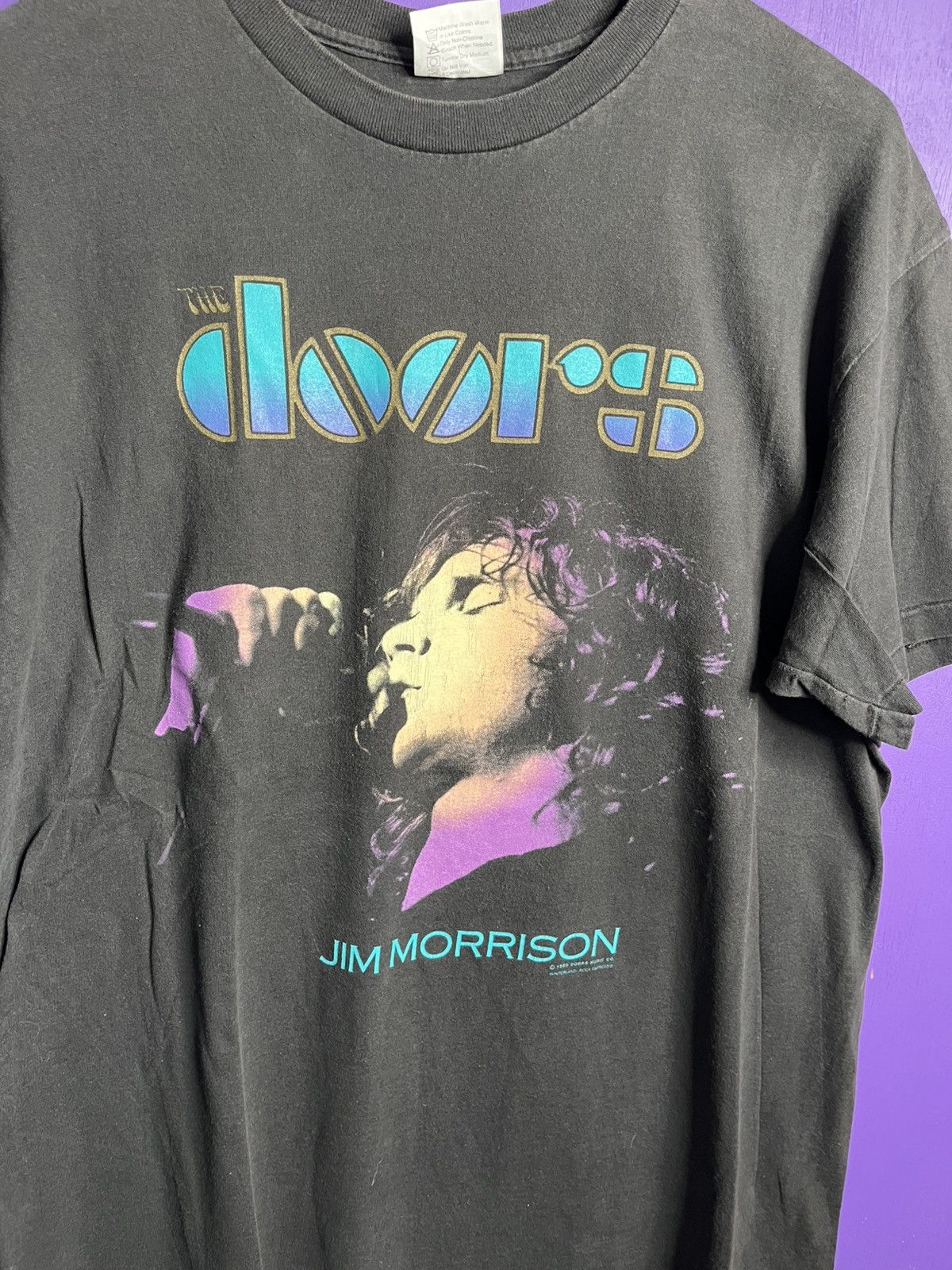 Band Tees × Vintage Vintage 1990 The doors dance on fire tour t-shirt Size US XL / EU 56 / 4 - 3 Thumbnail