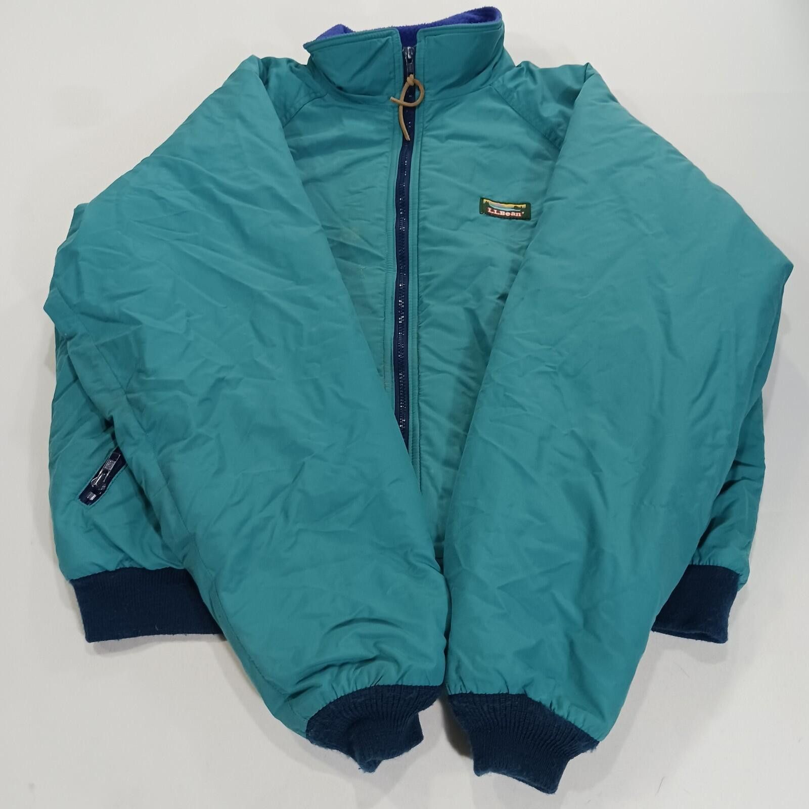 L.L. Bean Vintage LL Bean Men's Green Full Zip Warm-Up Jacket XL Size US XL / EU 56 / 4 - 1 Thumbnail
