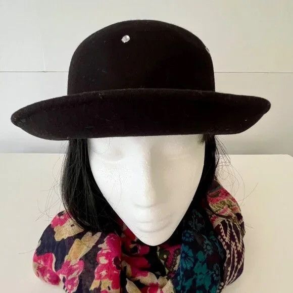 Other woman Wool Black hat Size ONE SIZE - 1 Thumbnail