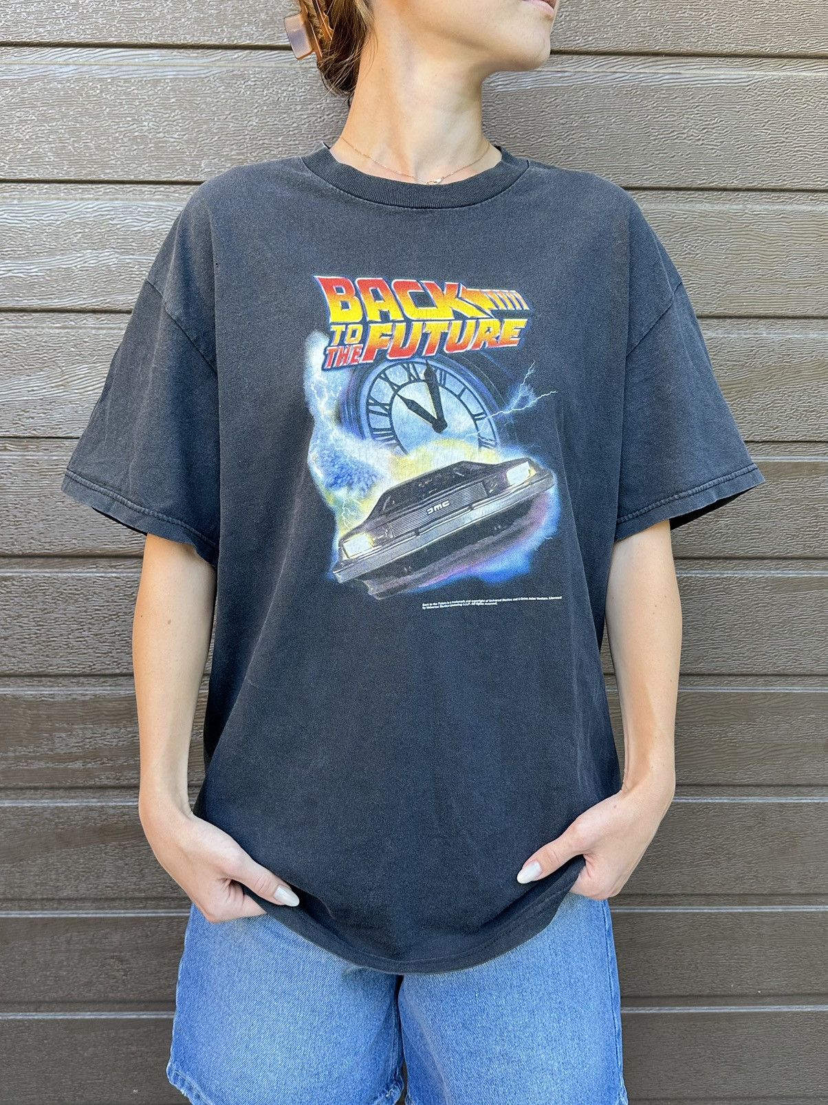 Vintage Vintage promo Back to the Future washed t shirt tee 00s Size US L / EU 52-54 / 3 - 1 Thumbnail