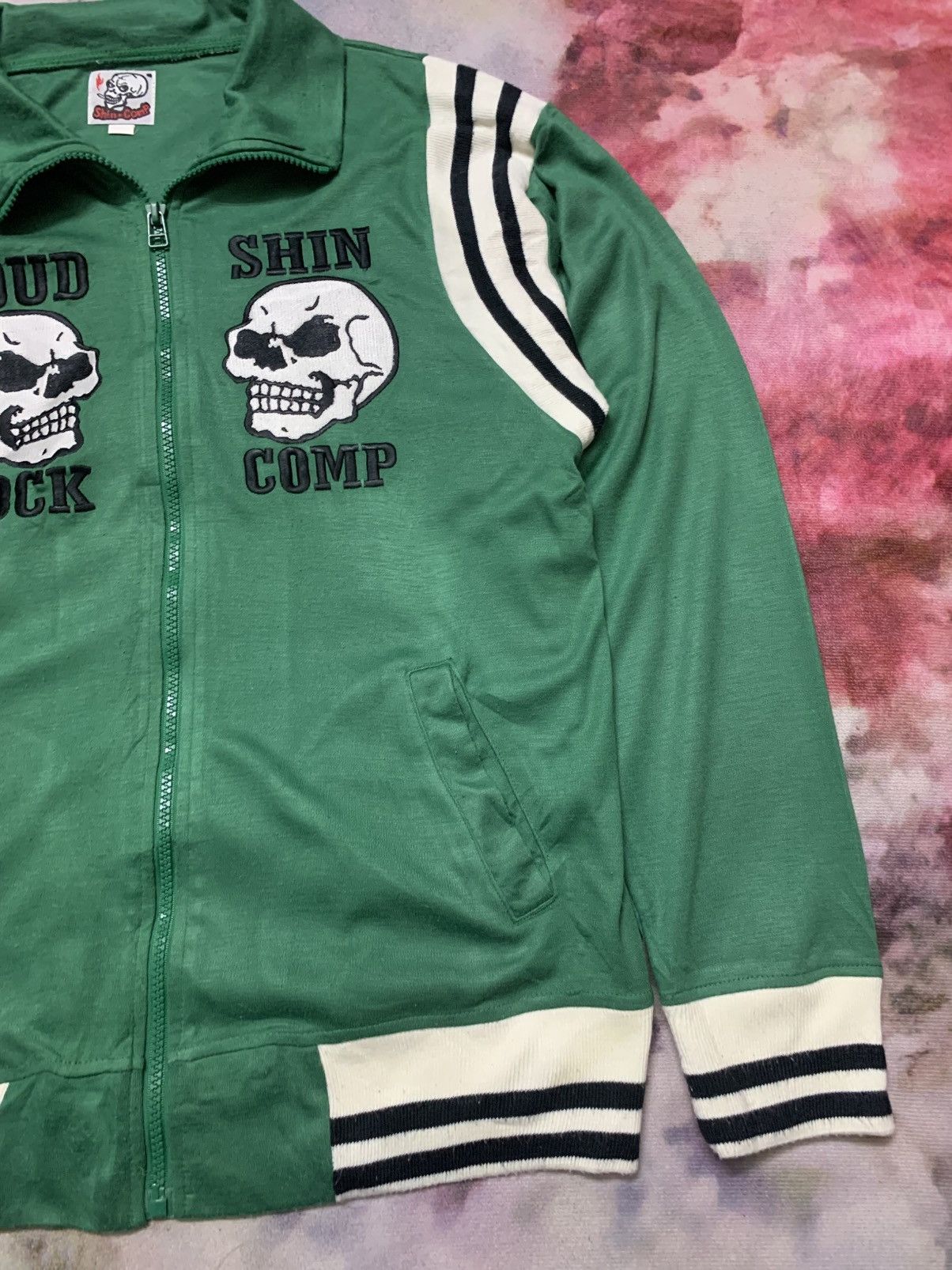 Hysteric Glamour × Japanese Brand Japanese Brand Shin Comp Rockabilly Skull Thin Sweater Size US M / EU 48-50 / 2 - 4 Thumbnail