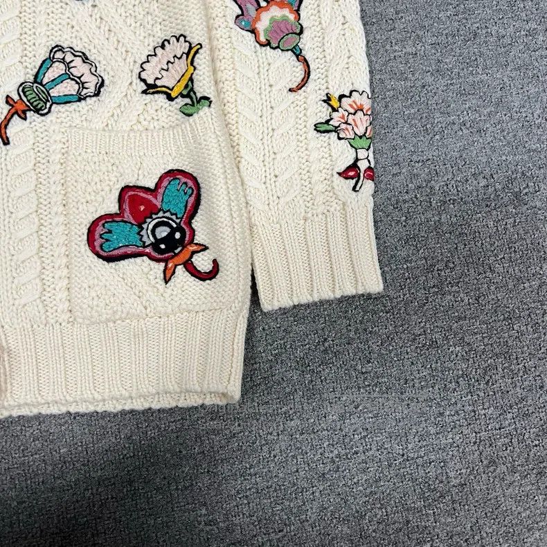 Valentino Valentino Heavy industry embroidered knitted cardigan Size XS / US 0-2 / IT 36-38 - 3 Thumbnail