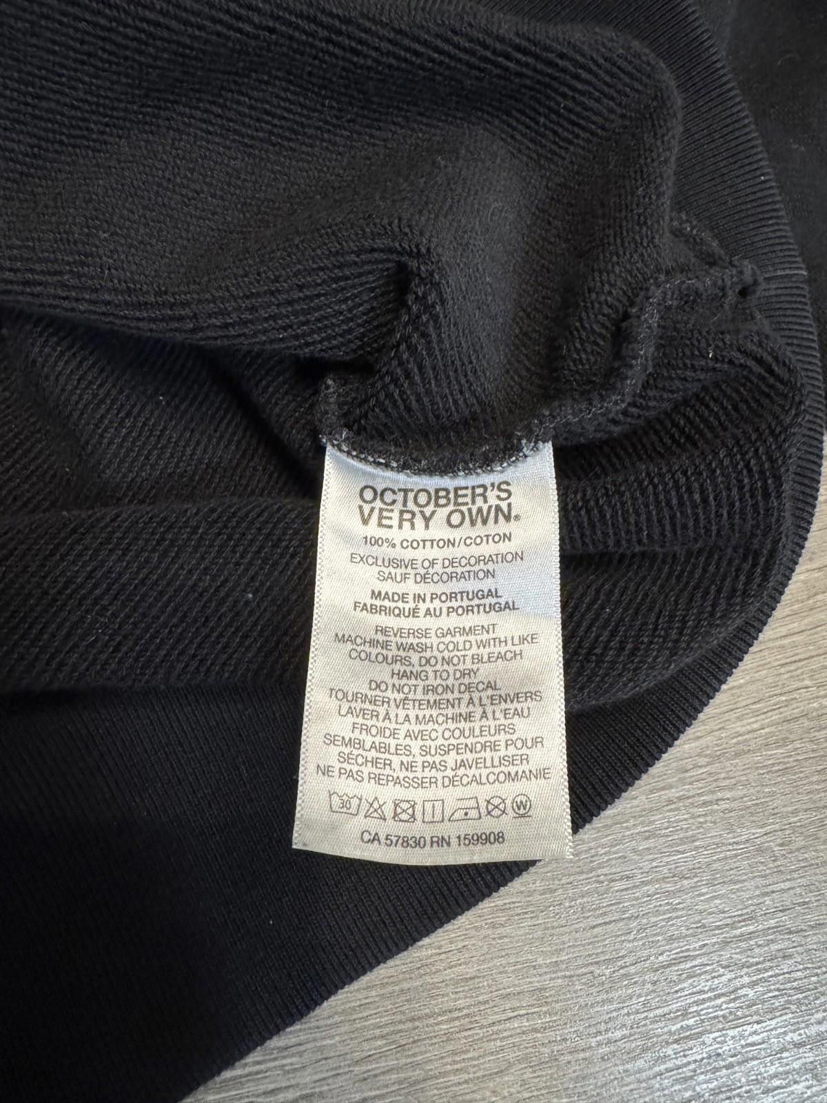 Other October's Very Own OVO Logo Crewneck M Black Size US 32 / EU 48 - 6 Thumbnail