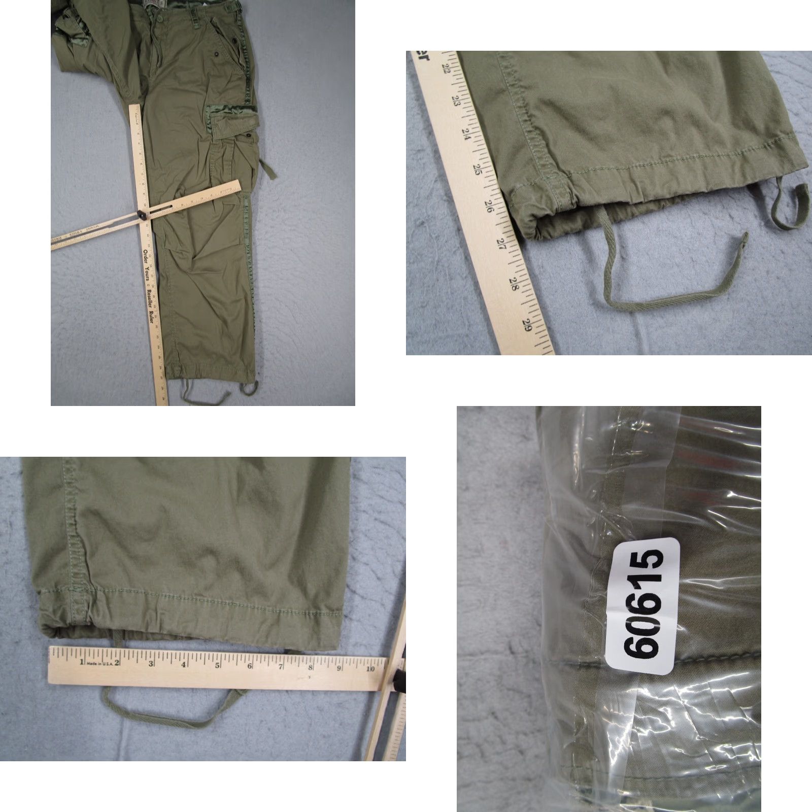 Abercrombie & Fitch Abercrombie & Fitch Pants Women 32 14S Green Stretch Cargo Paratrooper Vintage 90s Casual Army Size 24" / US 00 / IT 34 - 8 Thumbnail