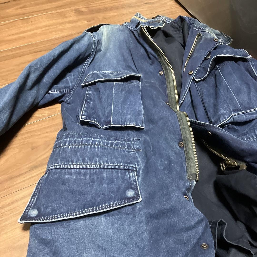 Kapital KAPITAL KOUNTRY M-65 Denim Jacket Navy 2 Size US M / EU 48-50 / 2 - 14 Thumbnail
