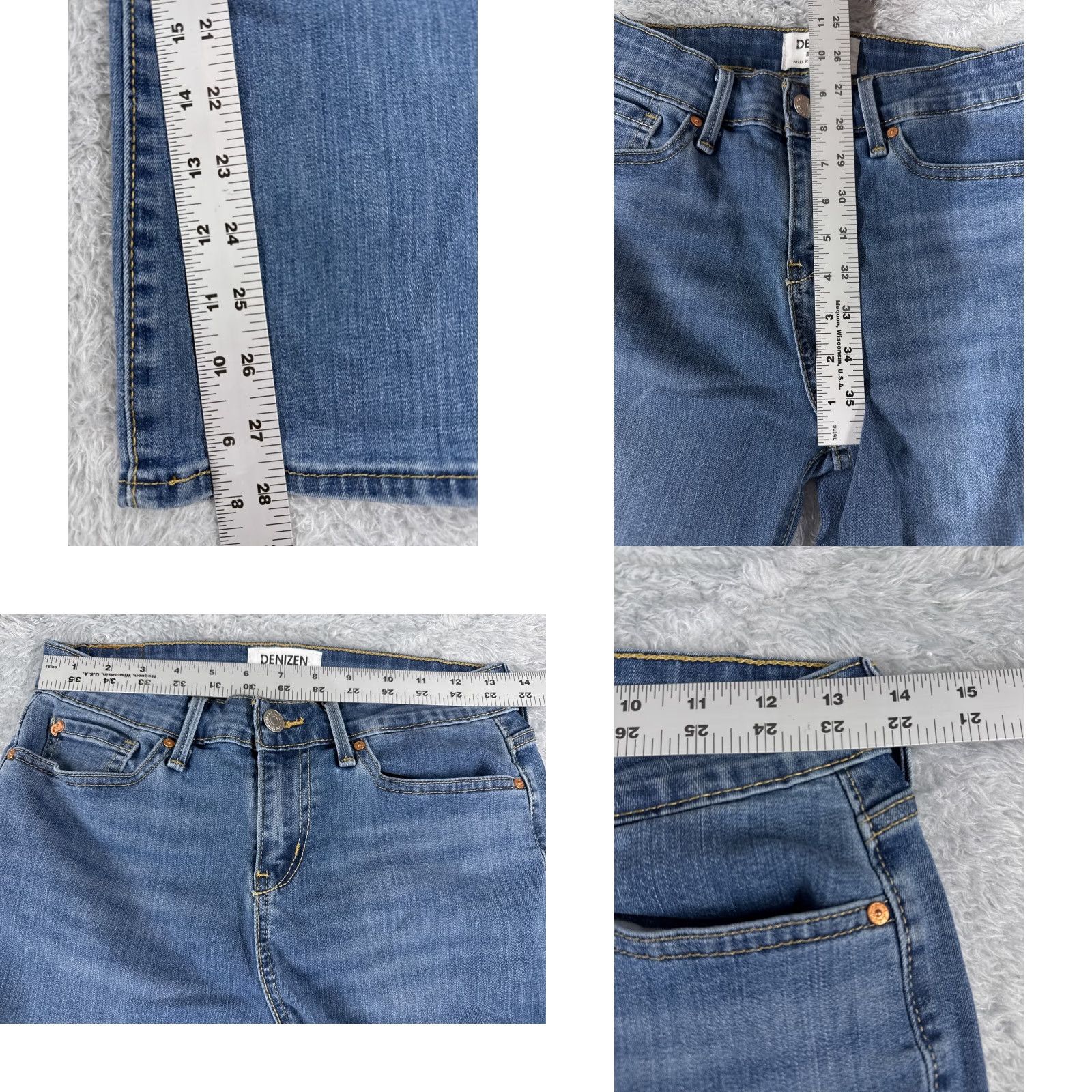 Levi's Levi's Jeans Women 26 Blue Denim Bootcut Mid Rise Cotton 28Inch Inseam Stylish Casual Size 26" / US 2 / IT 38 - 8 Thumbnail