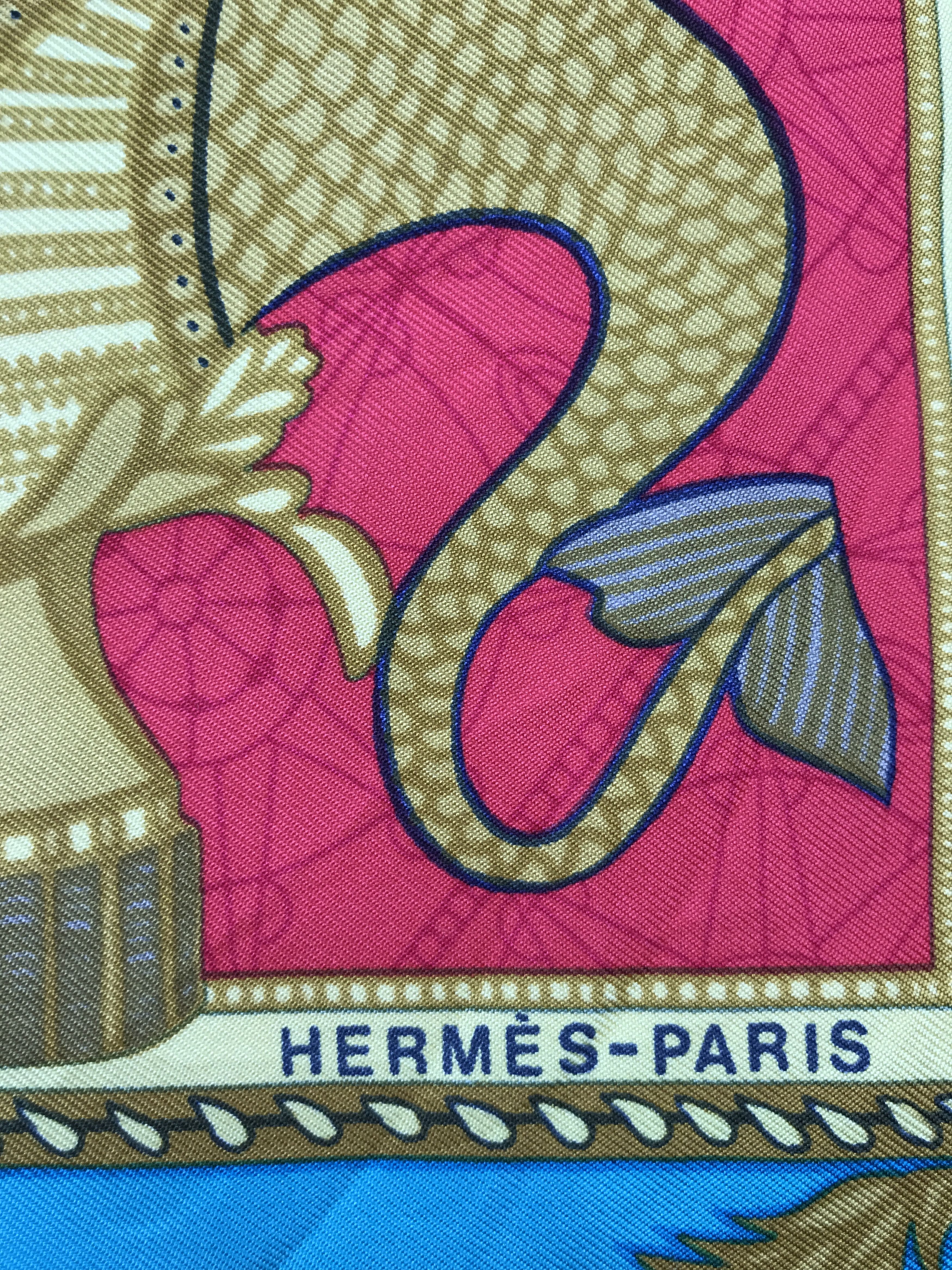 Hermes × Vintage Vintage Hermes Silk Scarf Size ONE SIZE - 7 Thumbnail